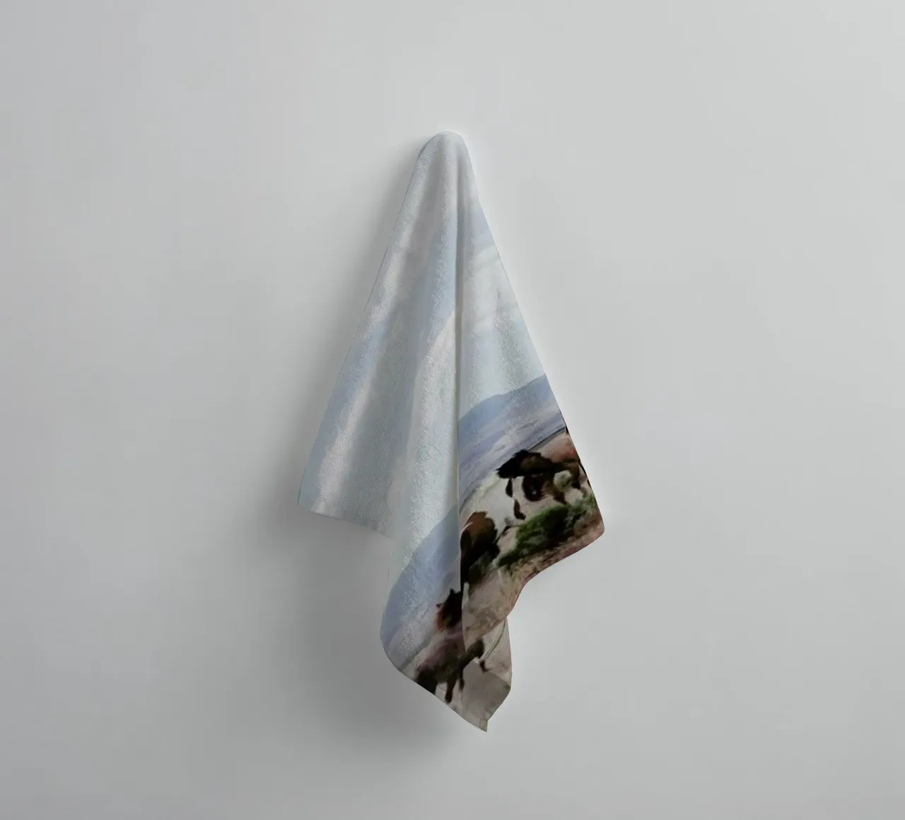 Running Horses asciugamano da bagno da Kevin Russ