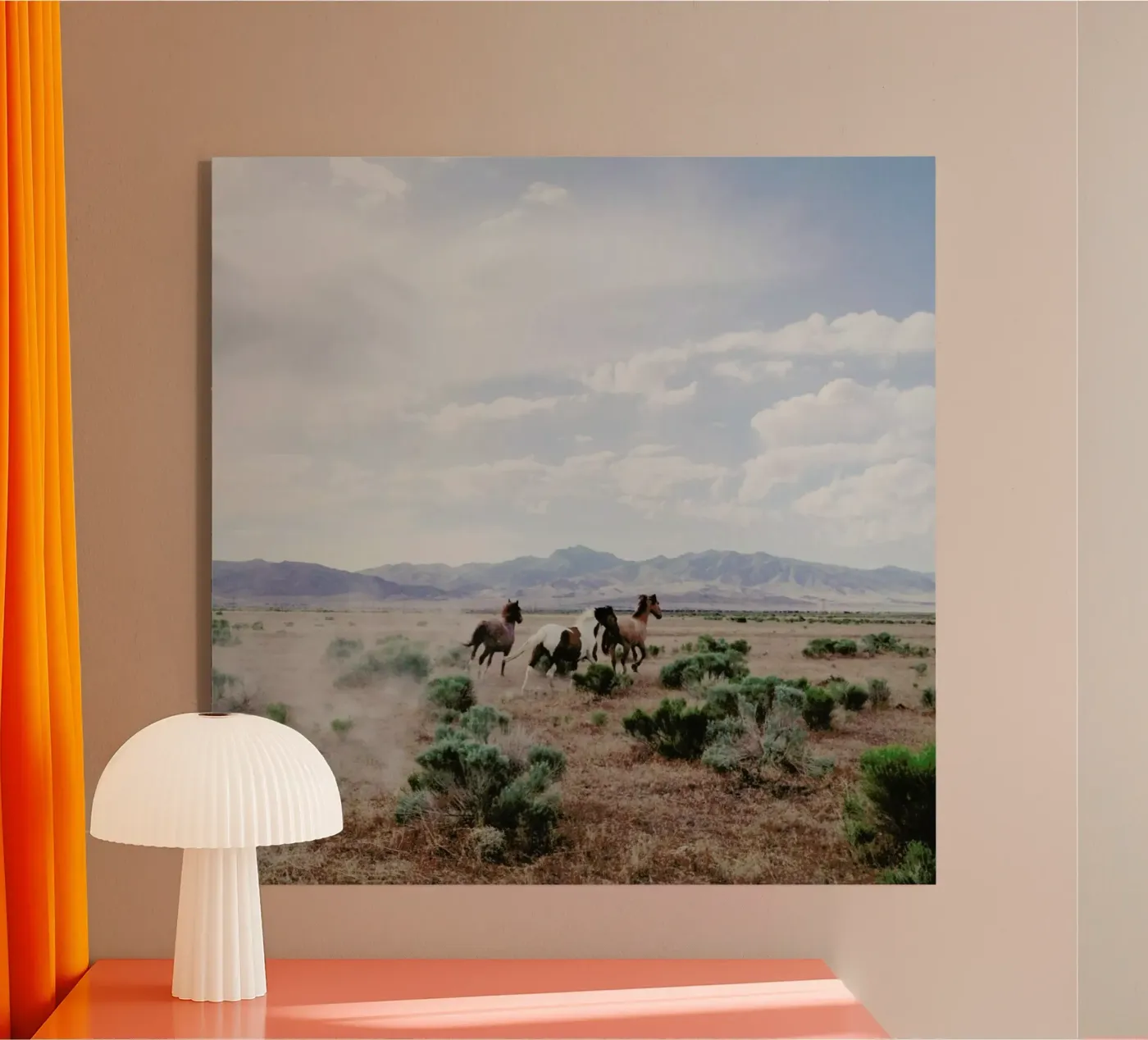 Running Horses acryl van Kevin Russ