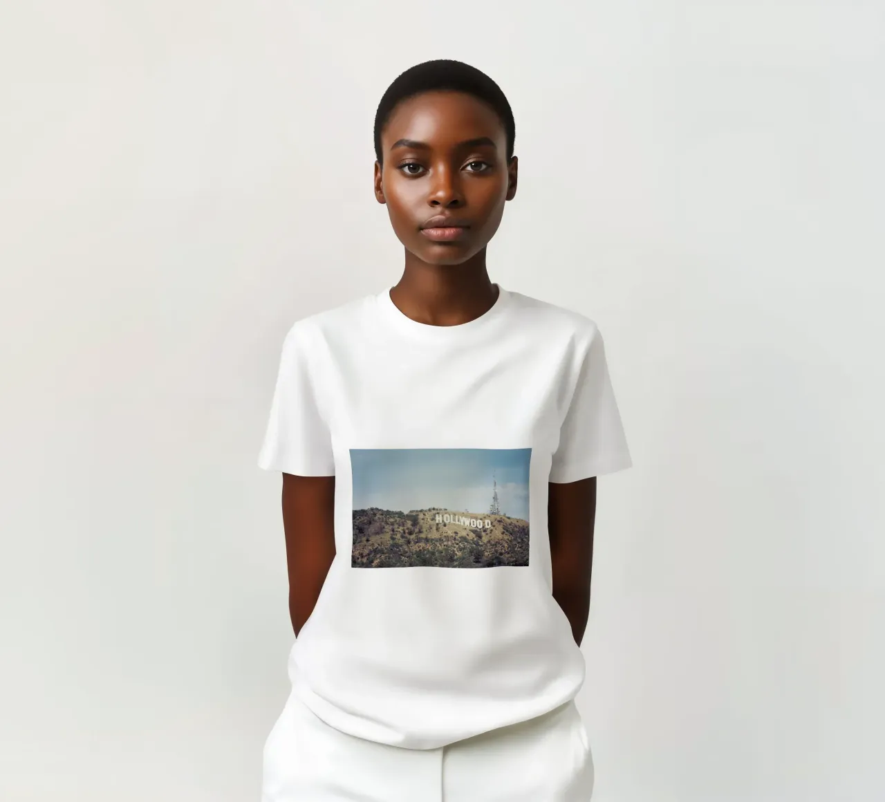Hollywood t-shirt by Catherine McDonald