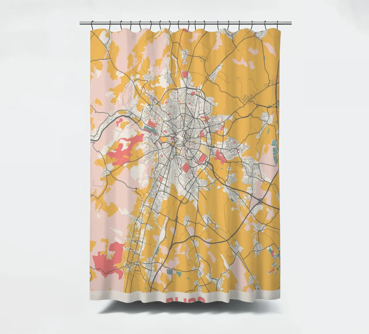 DIJON shower curtain by Travelstudio