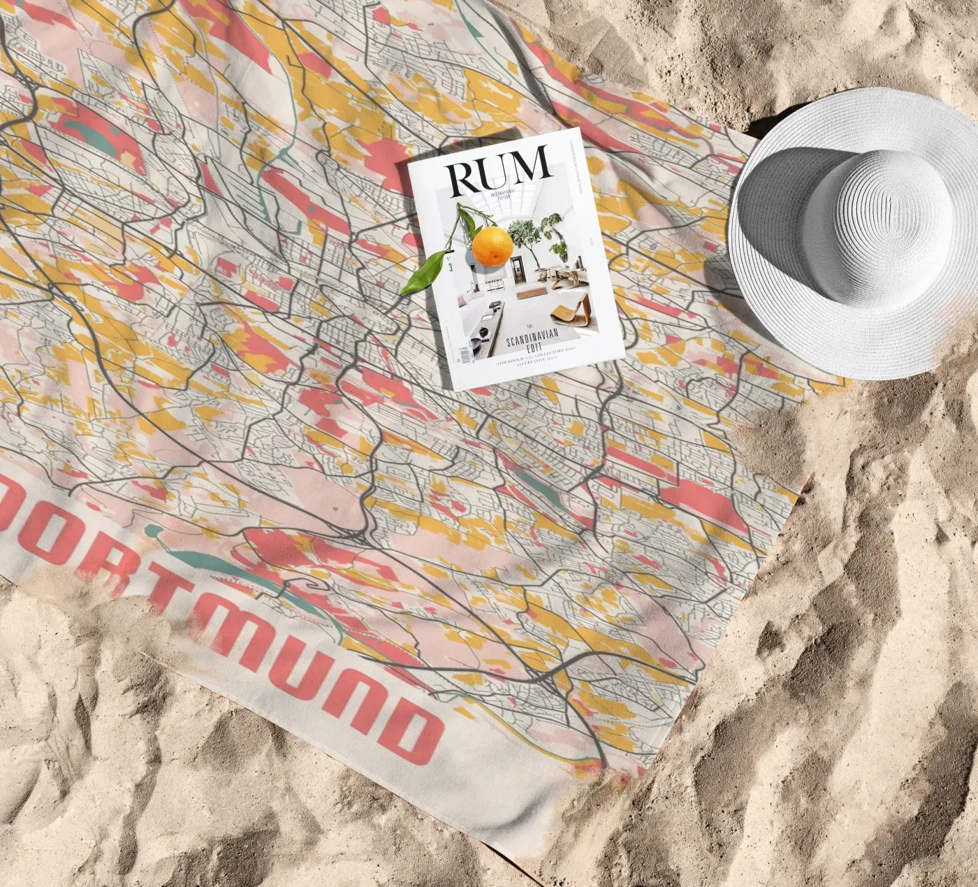 DORTMUND beach towel by Travelstudio