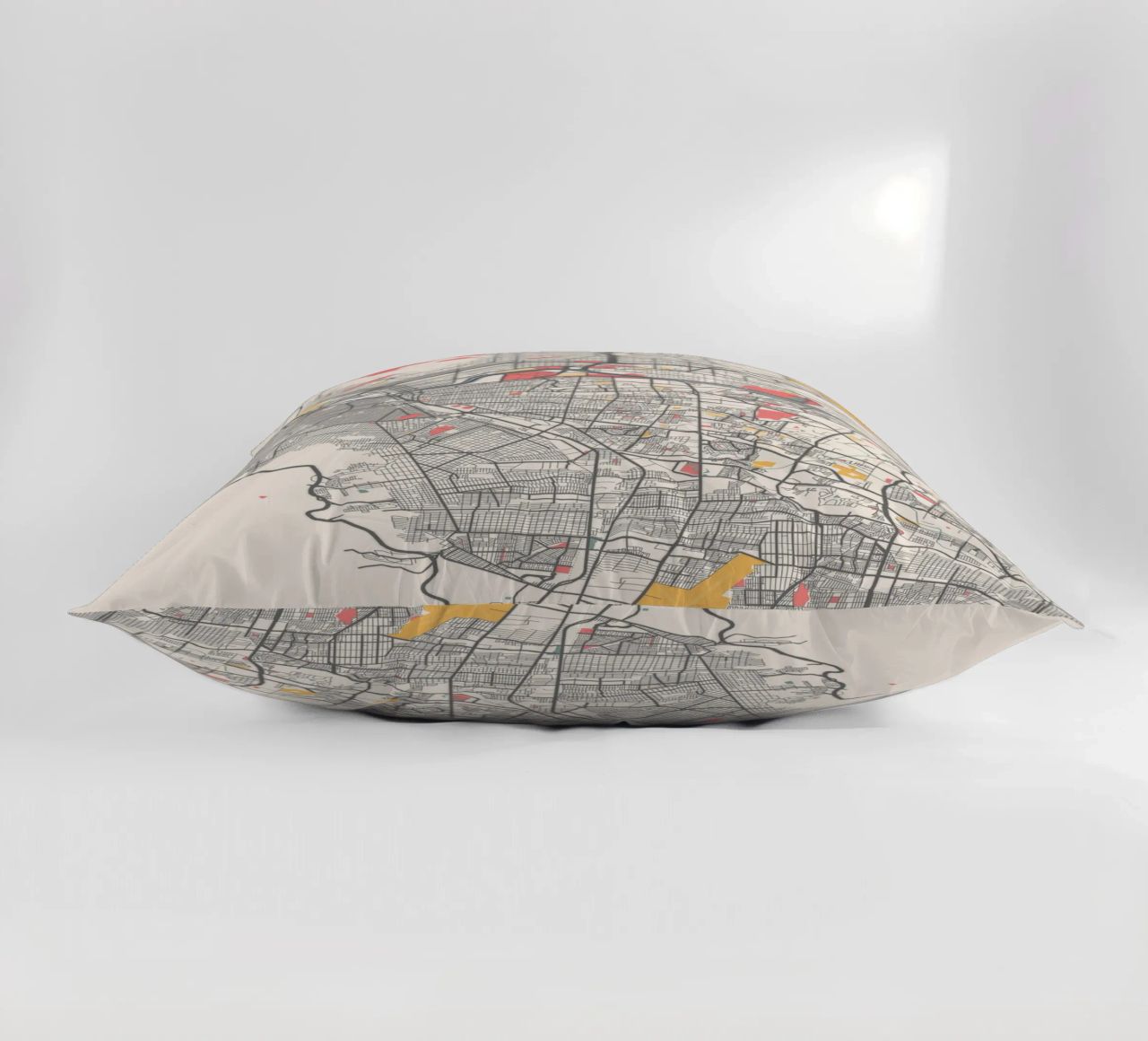 EL PASO Map Print cuscino da Travelstudio