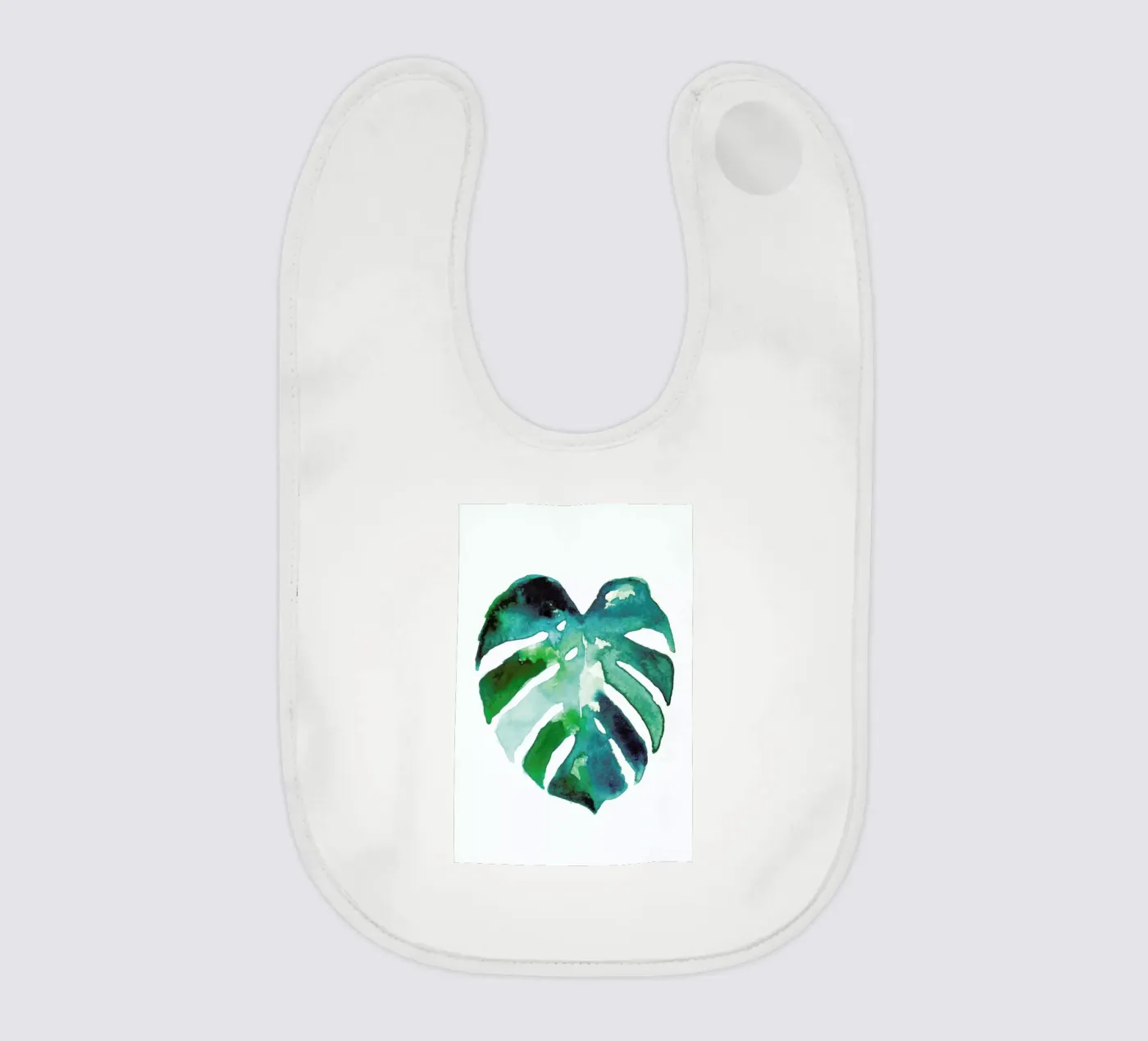 Monstera Babylätzchen von Farina Kuklinski