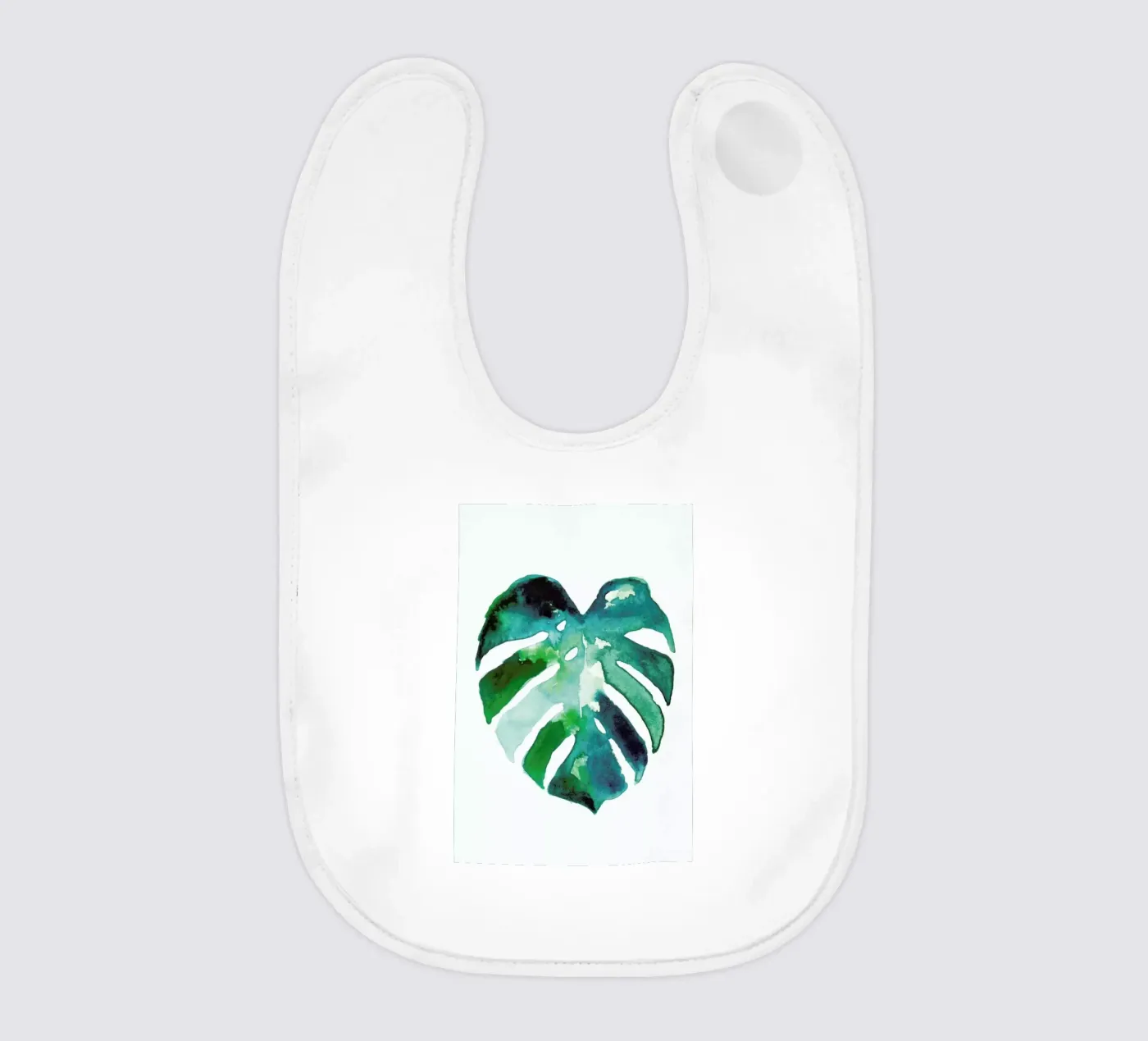 Monstera Babylätzchen von Farina Kuklinski