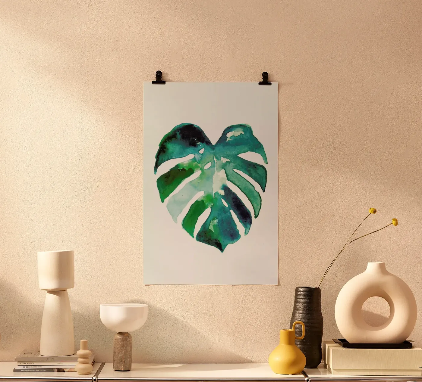 Monstera poster van Farina Kuklinski