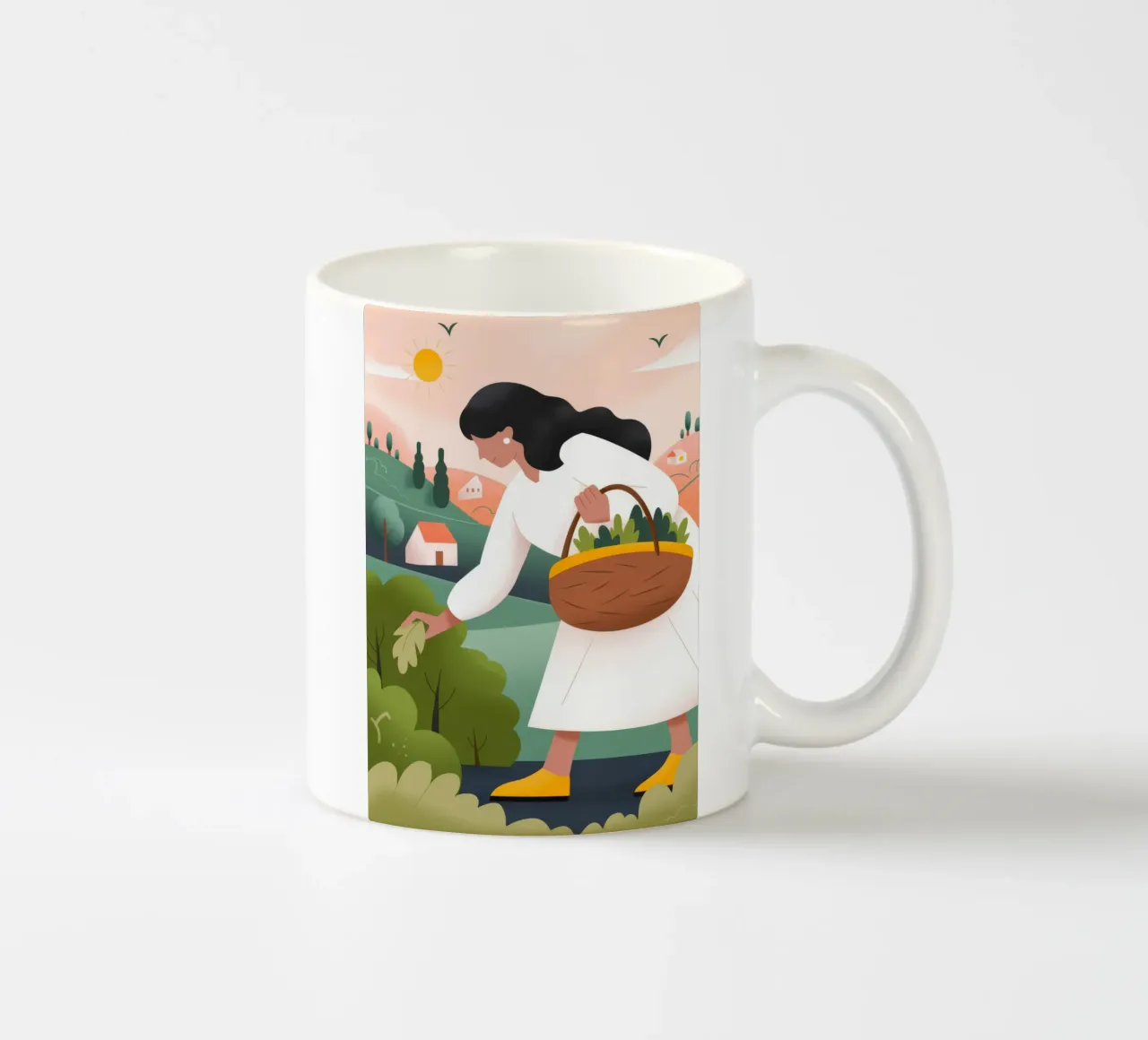 Raccolta di prodotti freschi tazza in ceramica da Emery Kate