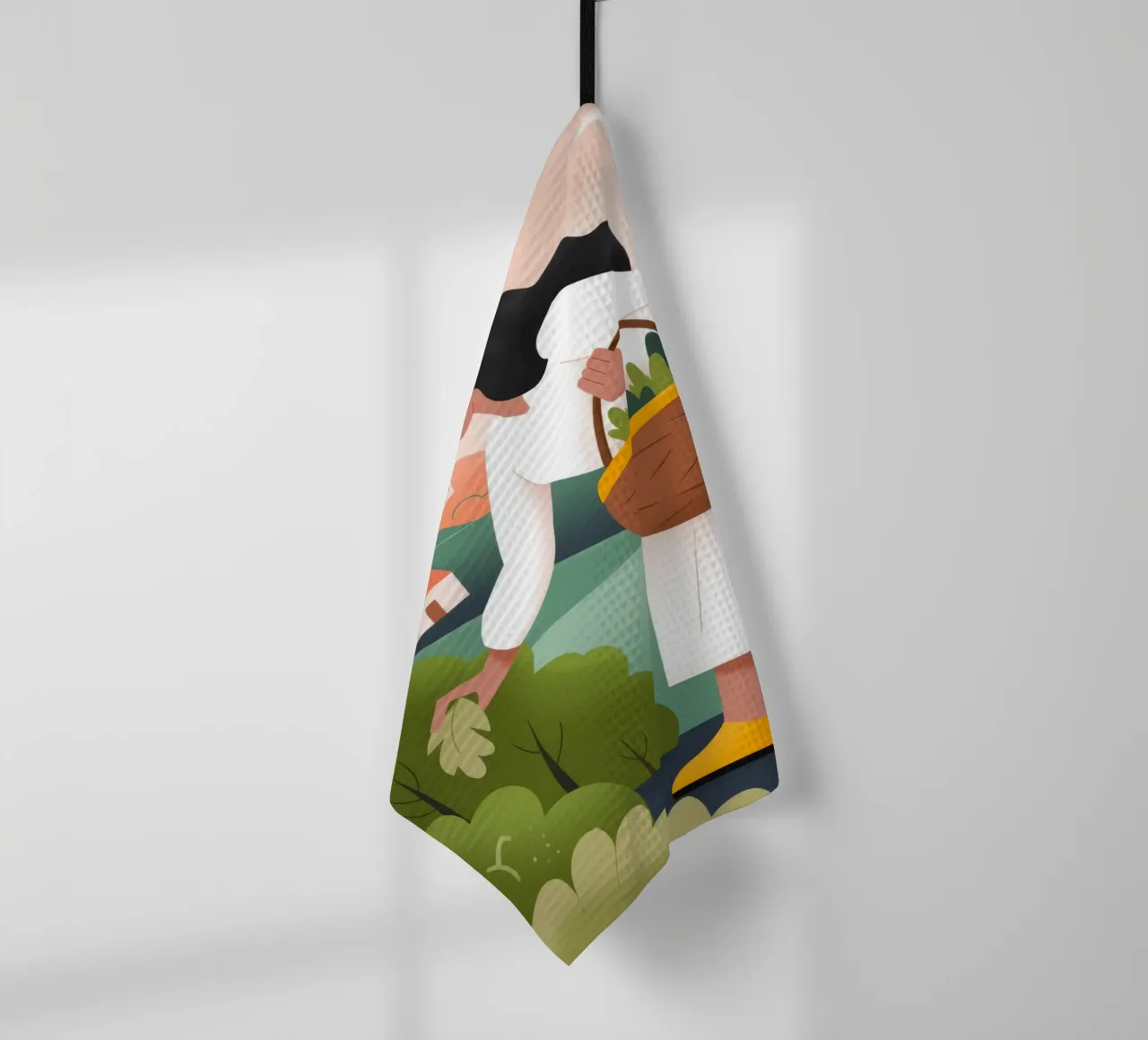 Raccolta di prodotti freschi canovaccio da cucina da Emery Kate