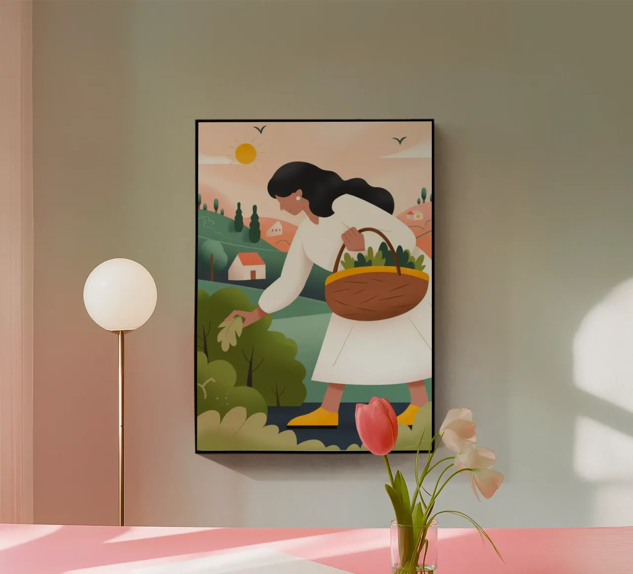 Cosecha de productos frescos metacrilato de Emery Kate