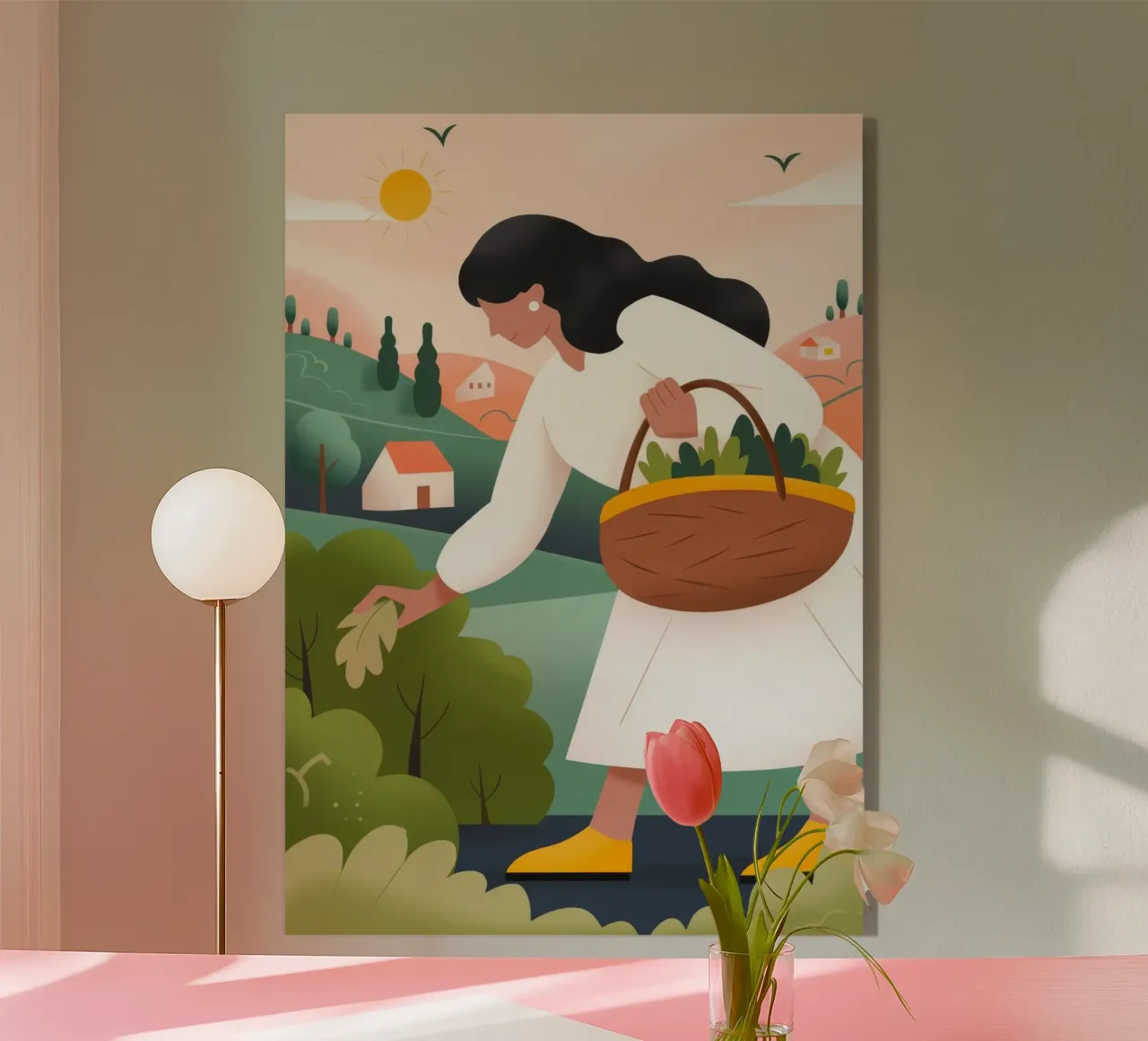 Cosecha de productos frescos metacrilato de Emery Kate