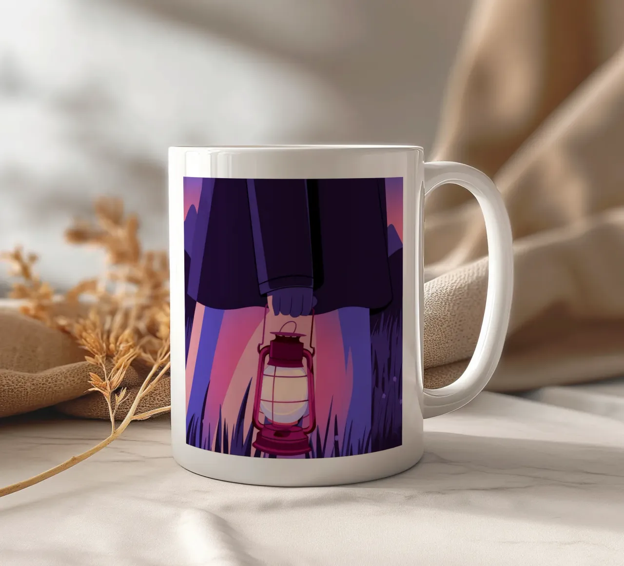 Sentiero della luce guida tazza in ceramica da Emery Kate