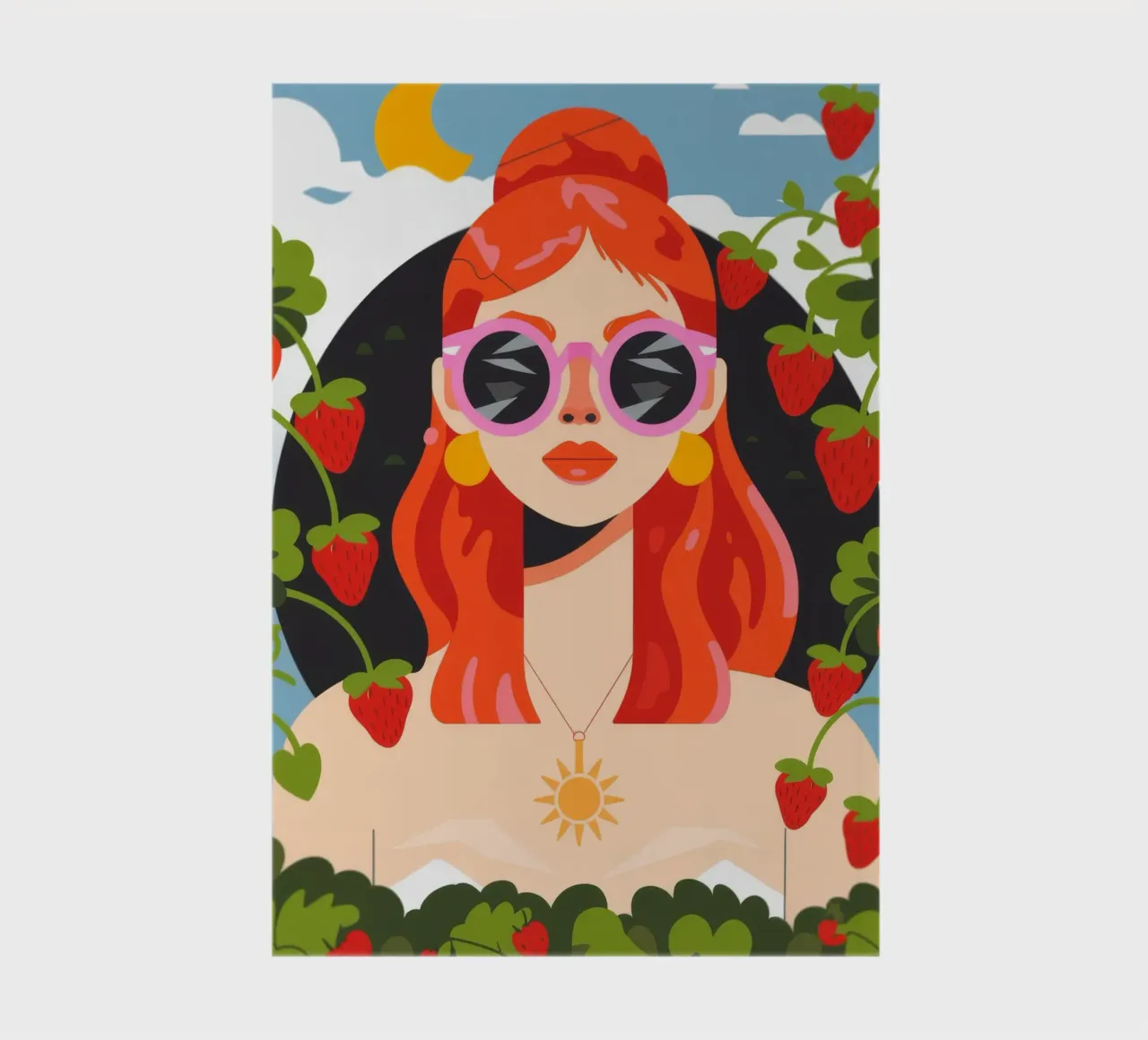 Nature's Redhead Beauty notebook by Emery Kate