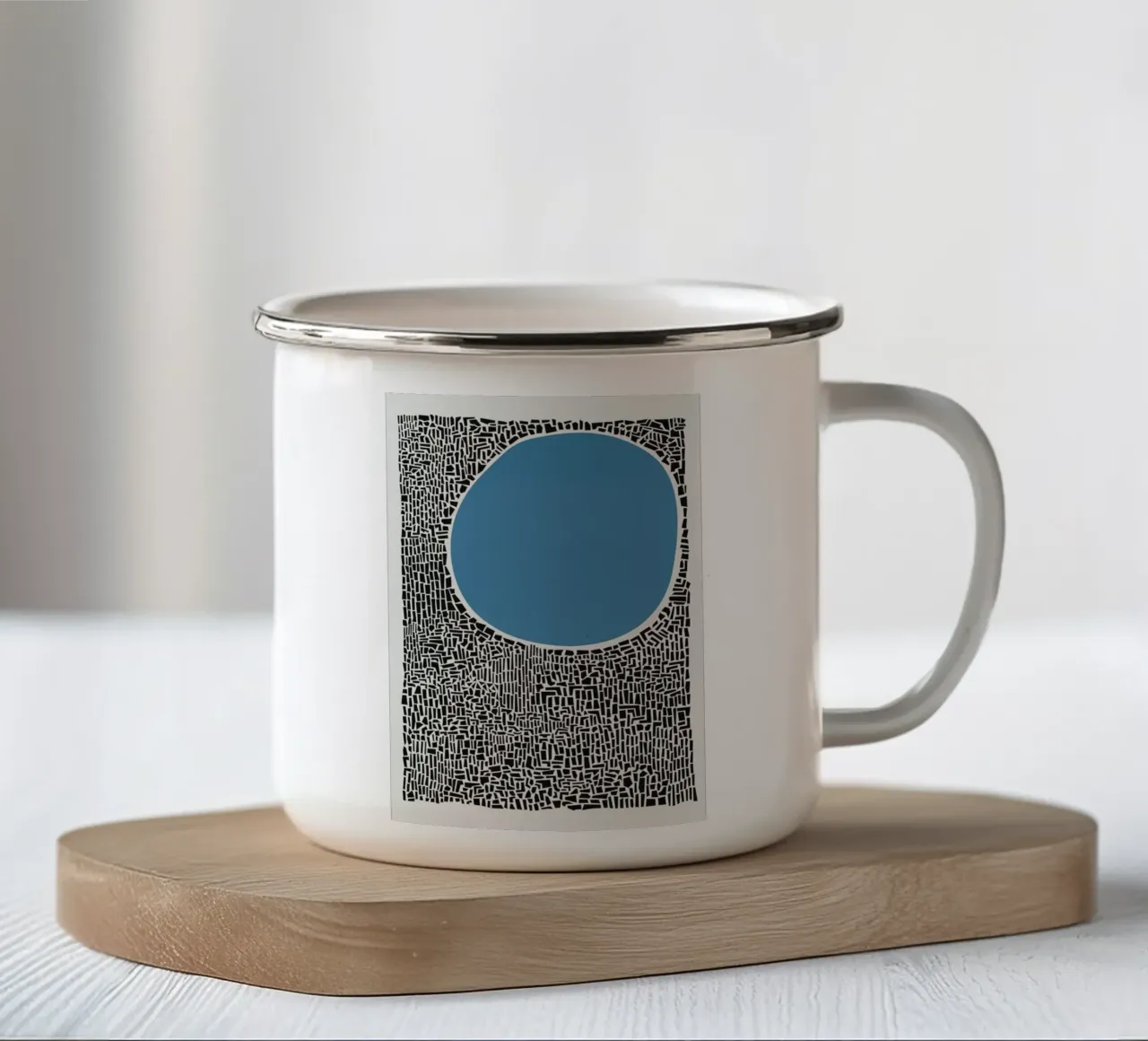Blue Lake tazza in smalto da Fox & Velvet