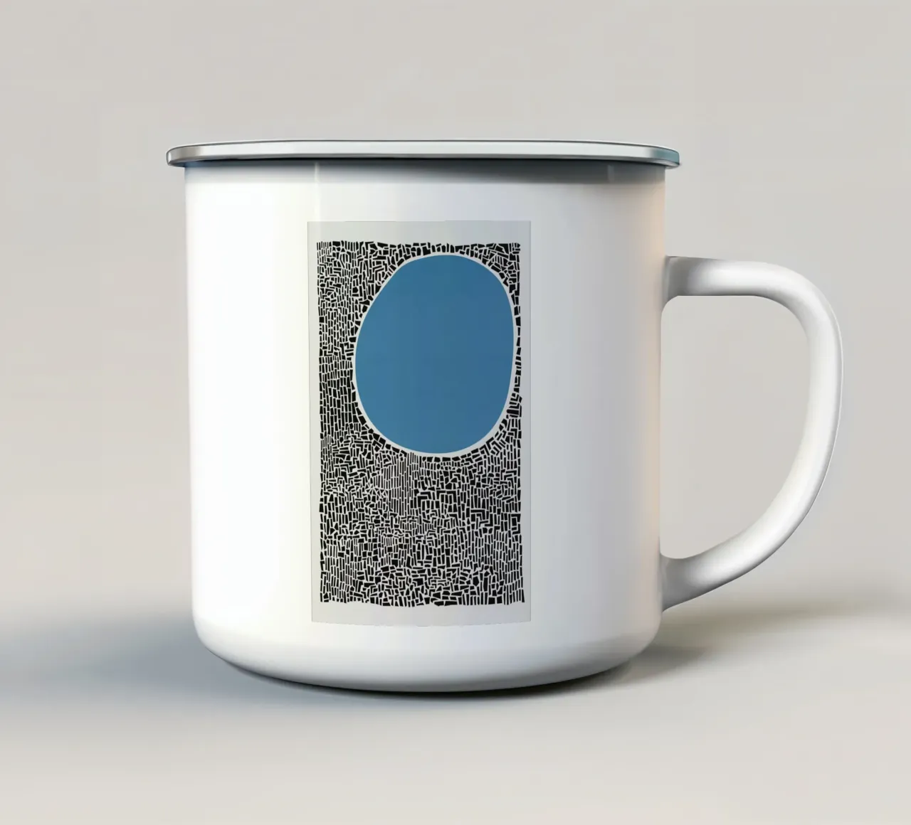 Blue Lake tazza in smalto da Fox & Velvet
