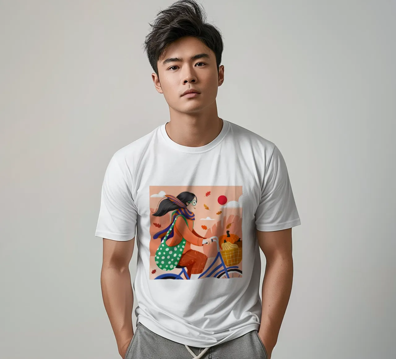 Pedalata d'autunno t-shirt da Emery Kate