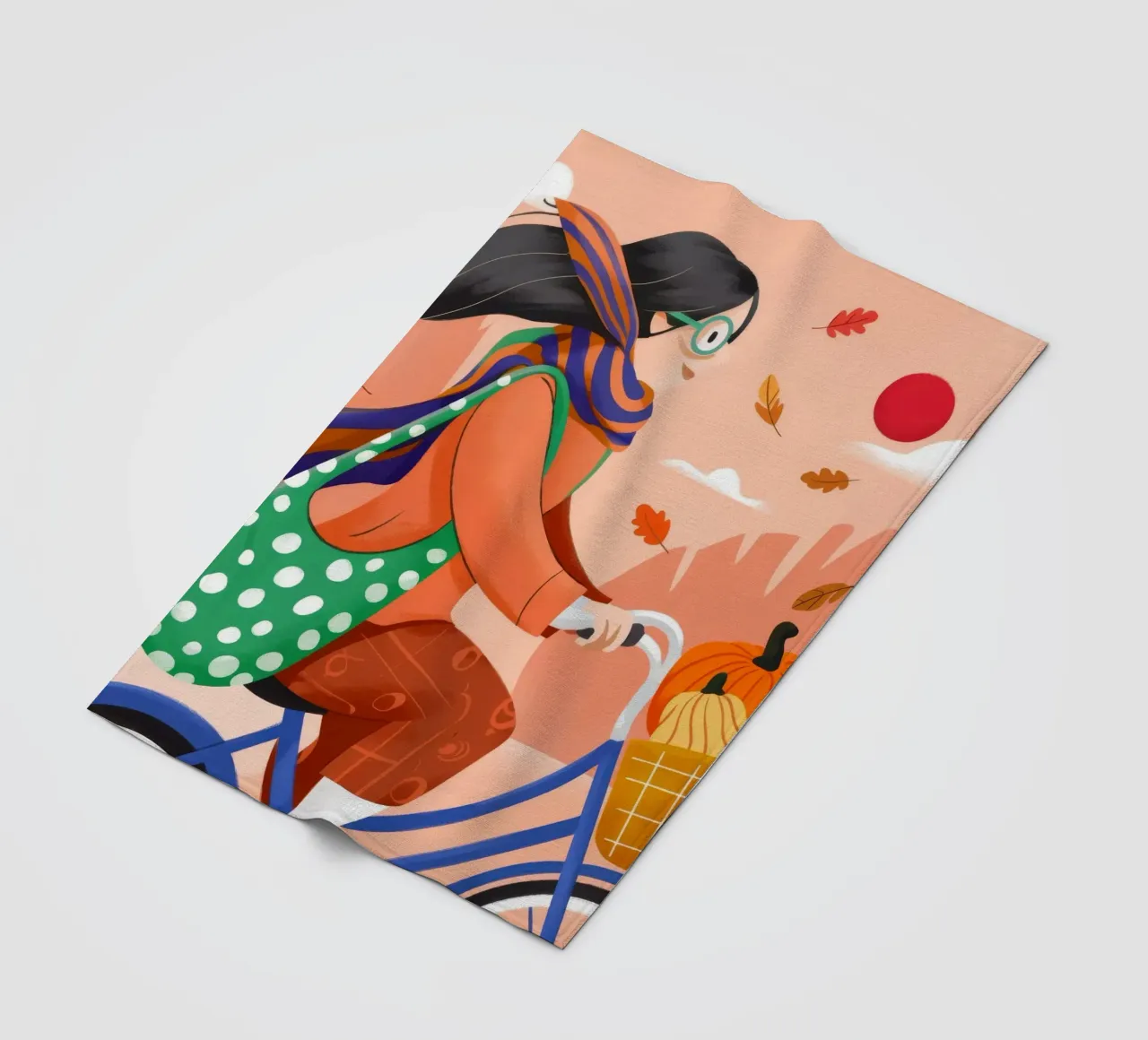 Pedalata d'autunno coperta in pile da Emery Kate