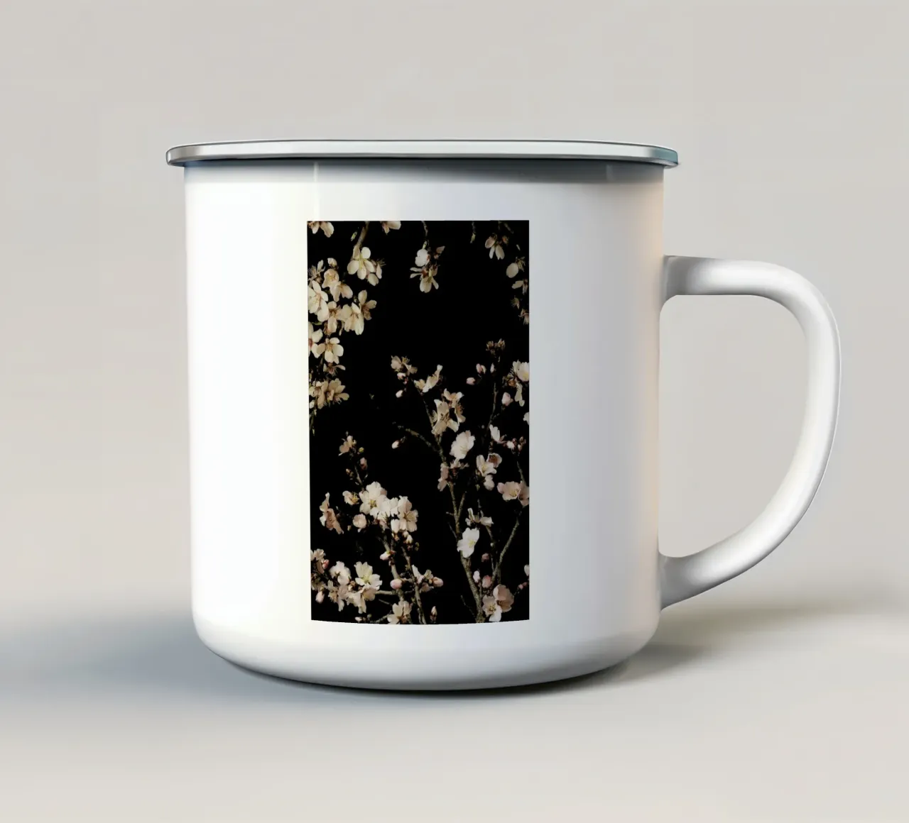Les Amandiers tazza in smalto da Florent Bodart