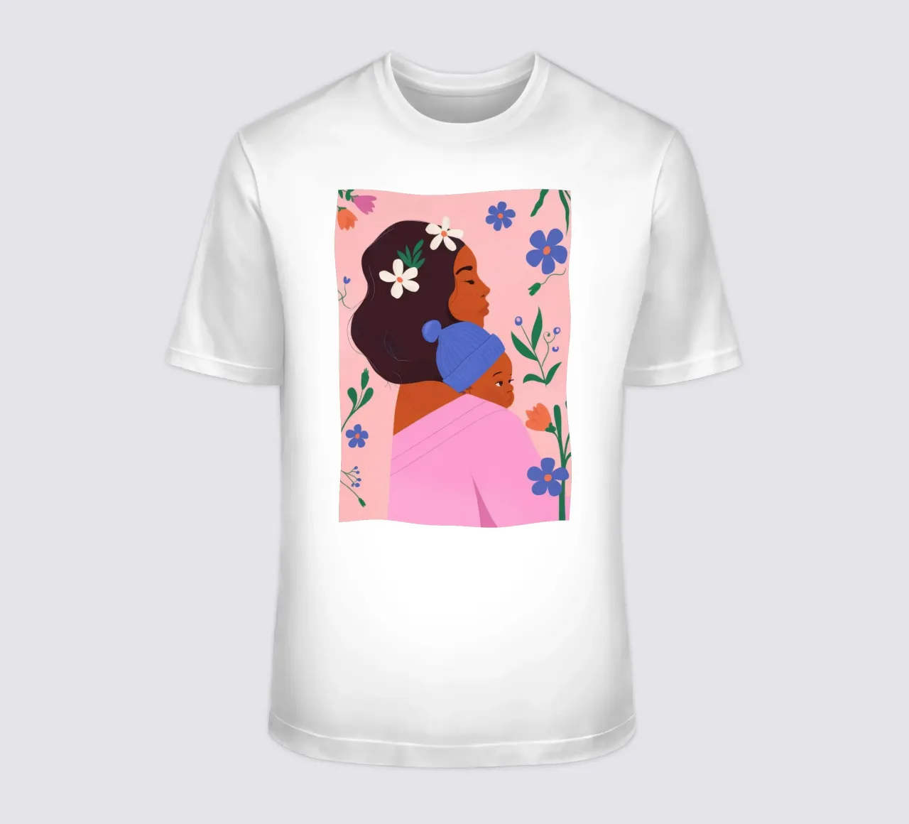 Legame floreale con la maternità t-shirt da Emery Kate