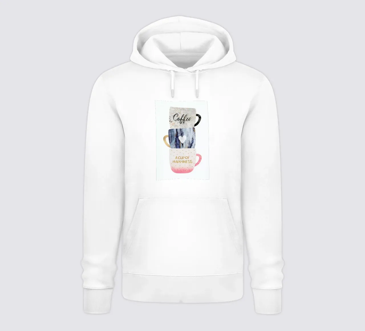 A Cup of Happiness felpa con cappuccio da Elisabeth Fredriksson