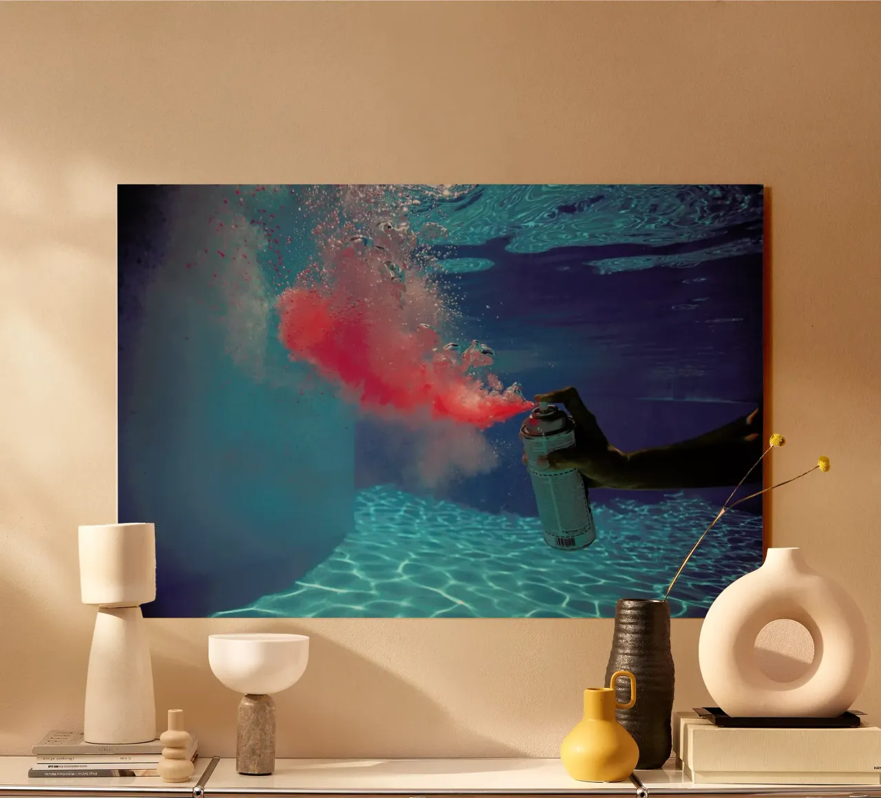 Red Spray plexiglass da James Cooper