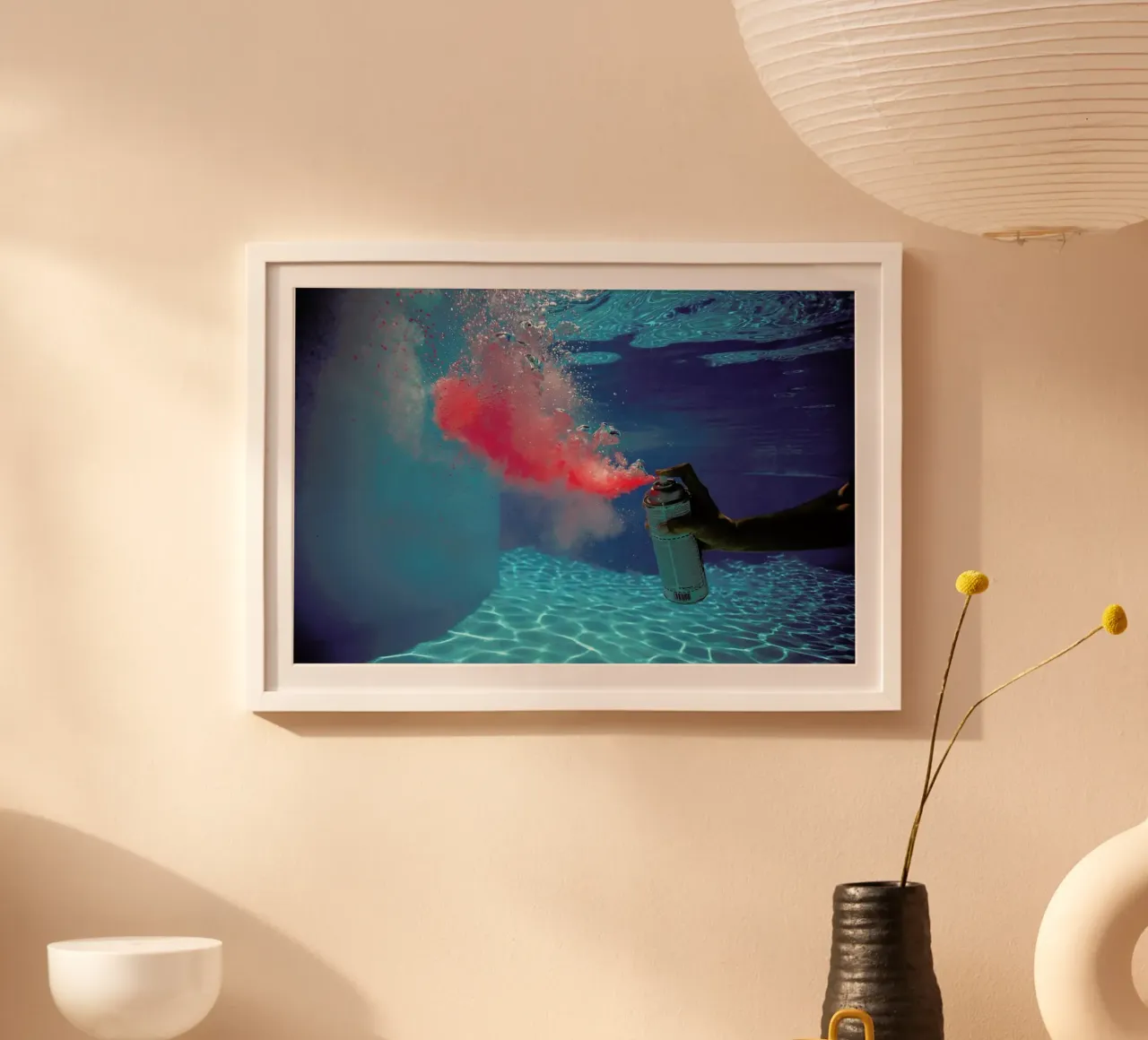 Red Spray poster da James Cooper