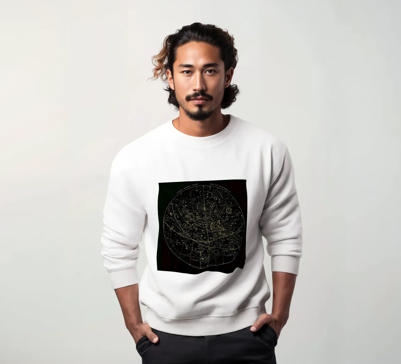 Visible Heavens Dark Sweatshirt von Astër