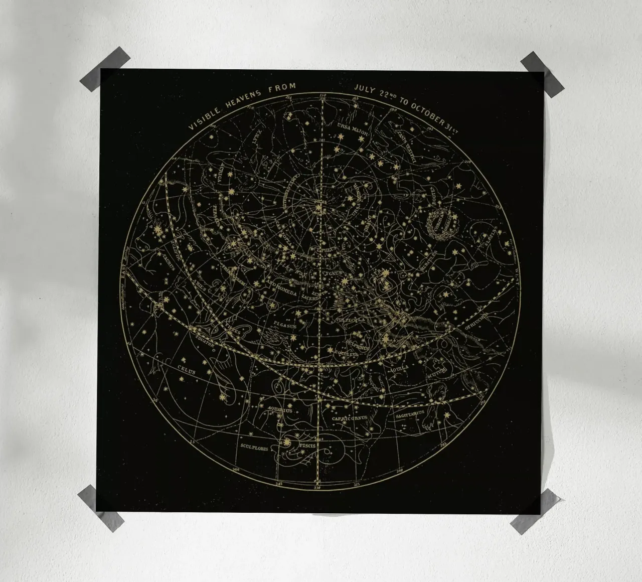 Visible Heavens Dark poster da Astër