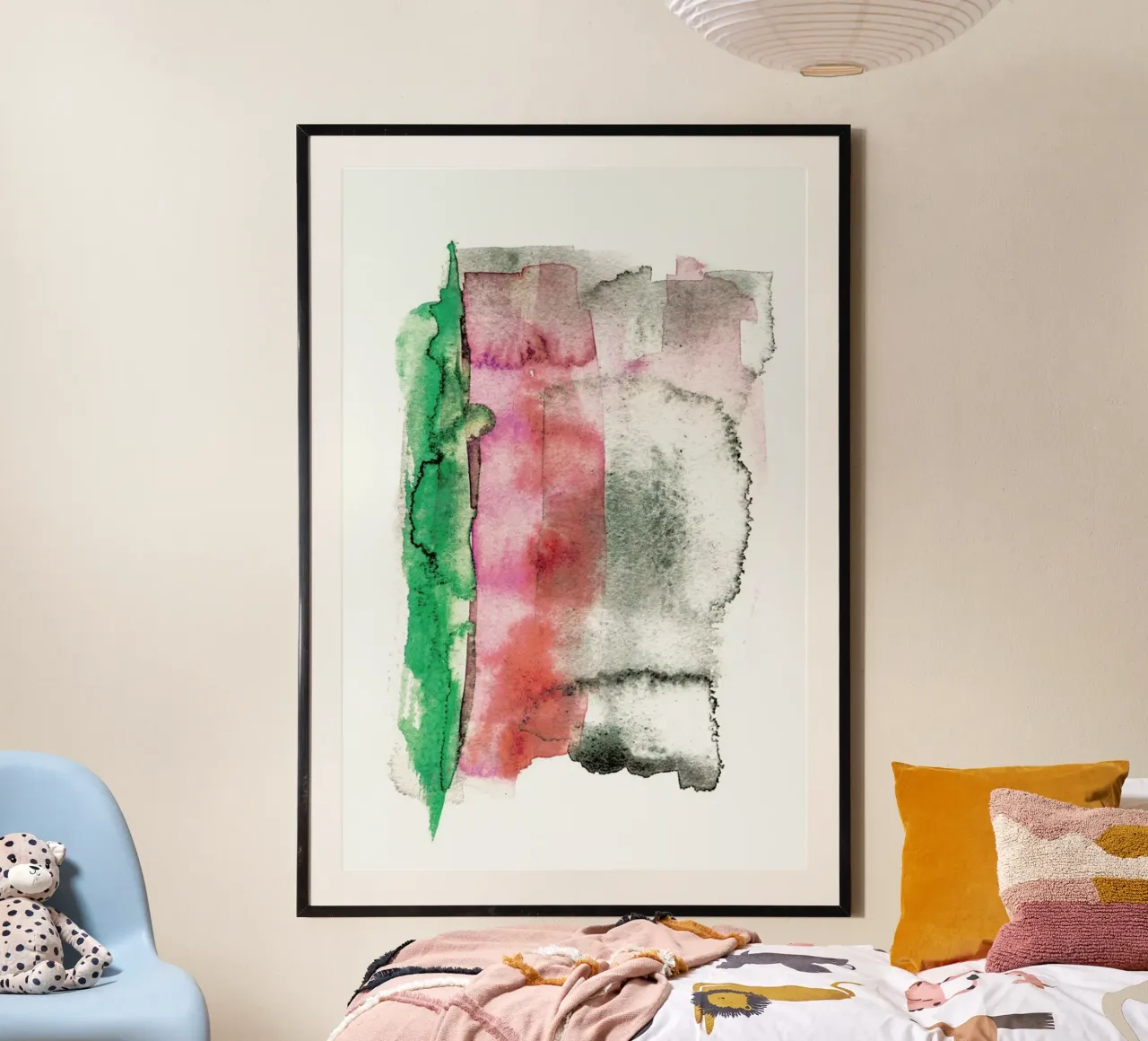 Waterfall poster con telaio in legno da Shot By Clint