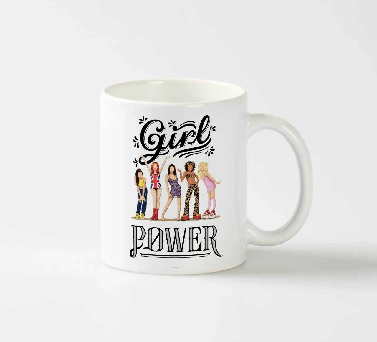 Girl Power tazza in ceramica da Nour Tohme