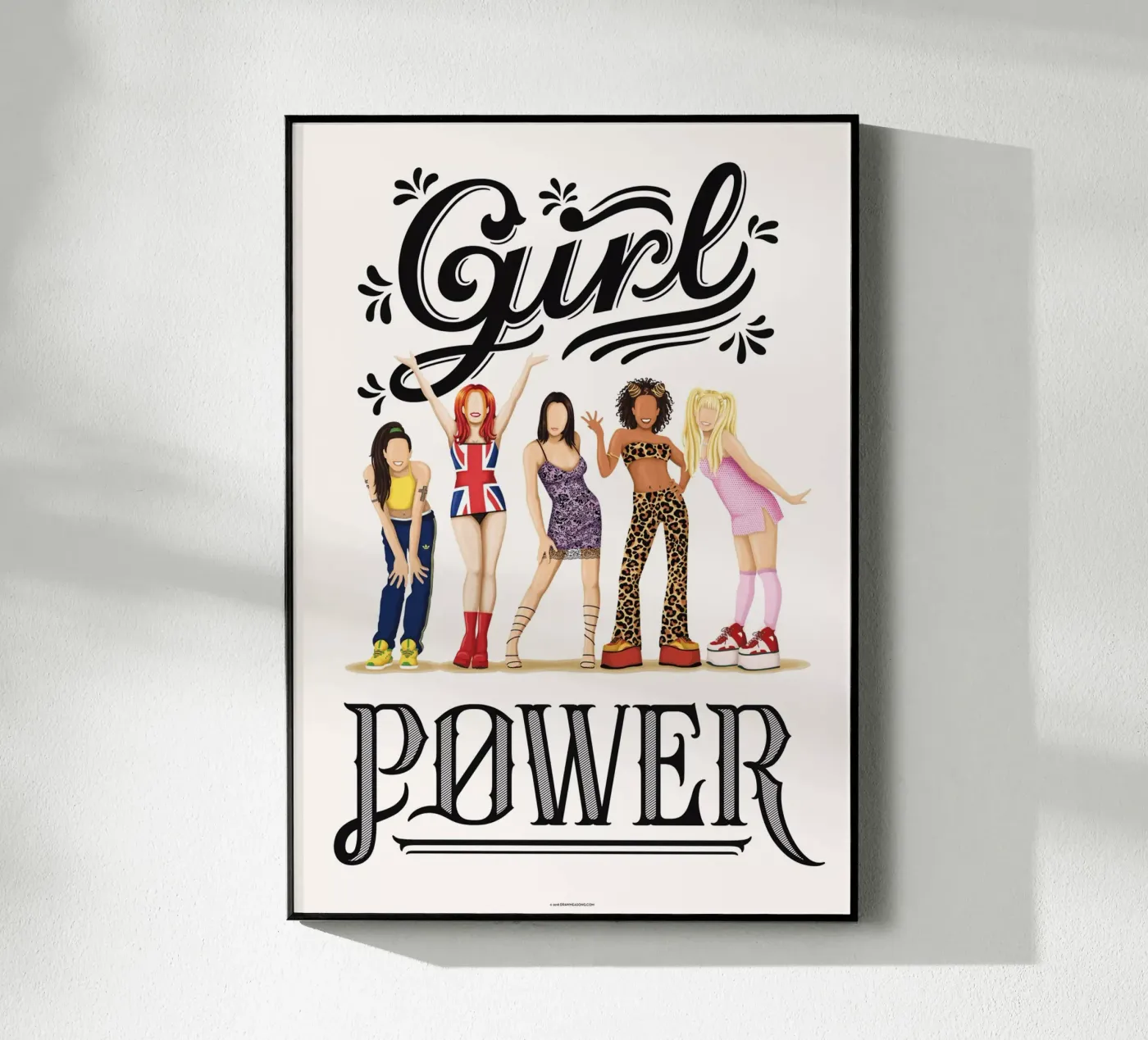 Girl Power plexiglass da Nour Tohme