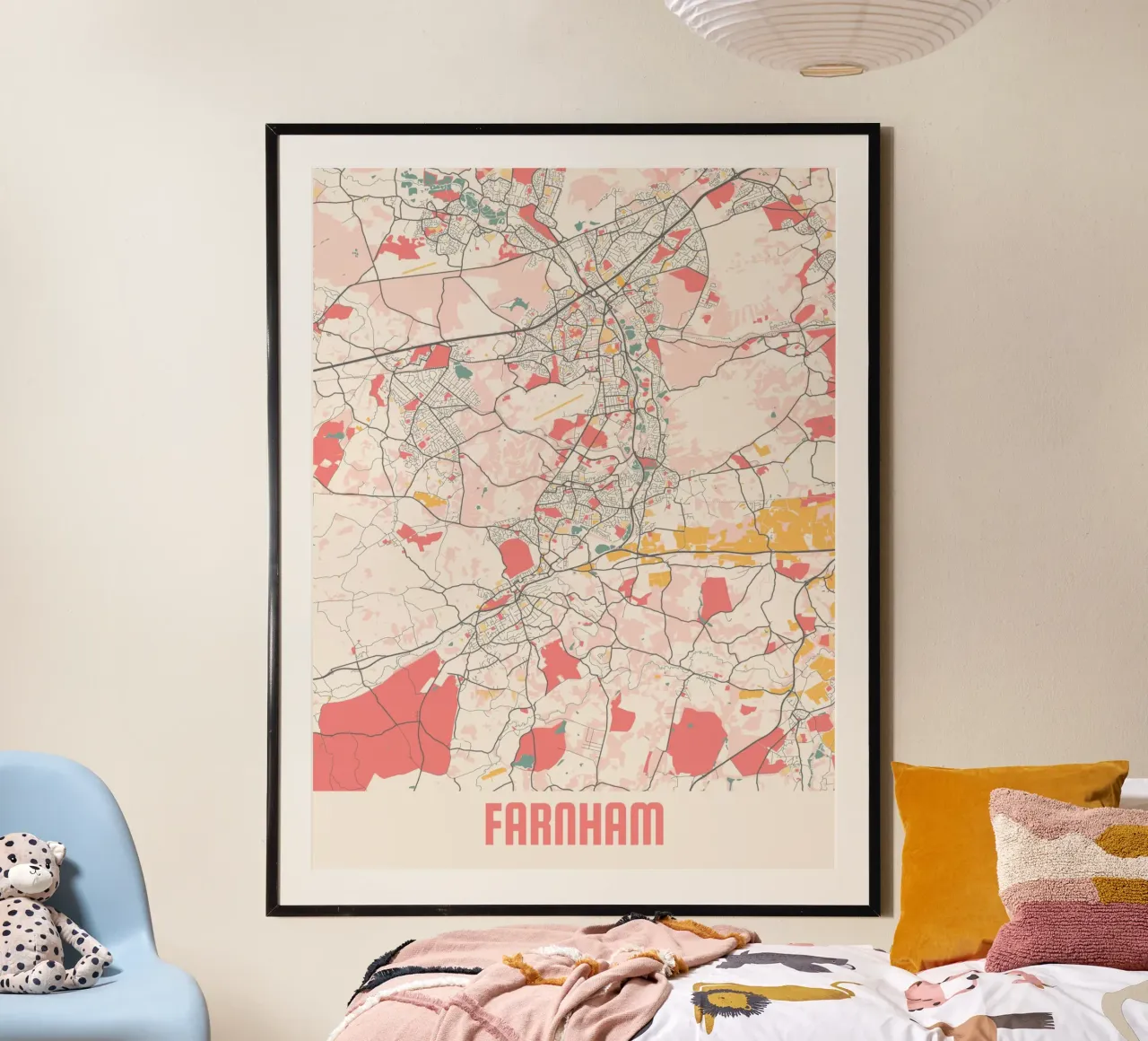 FARNHAM poster van Travelstudio