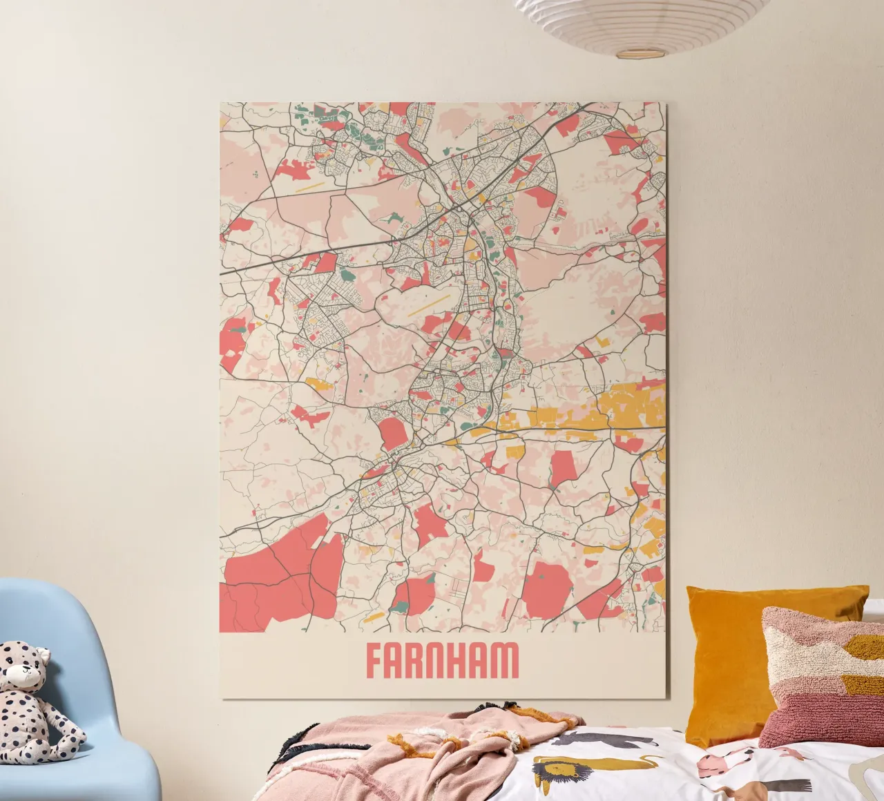 FARNHAM poster van Travelstudio