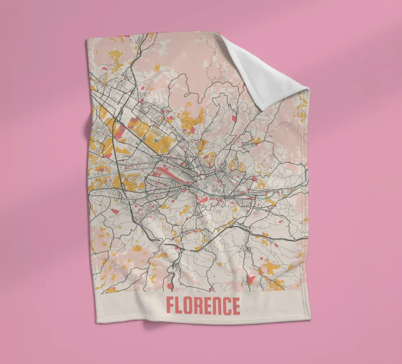 FLORENCE fleece blanket by Travelstudio