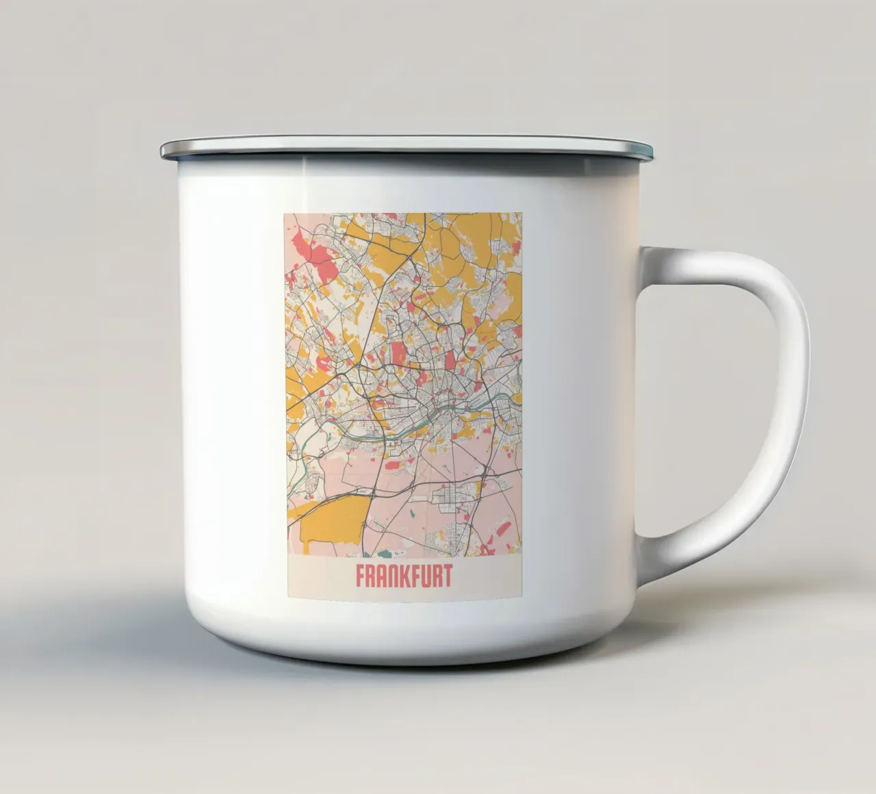 FRANKFURT tazza in smalto da Travelstudio