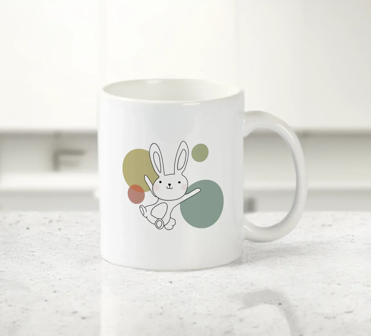 Space Rabbits Vega tazza in ceramica da Christina Heitmann