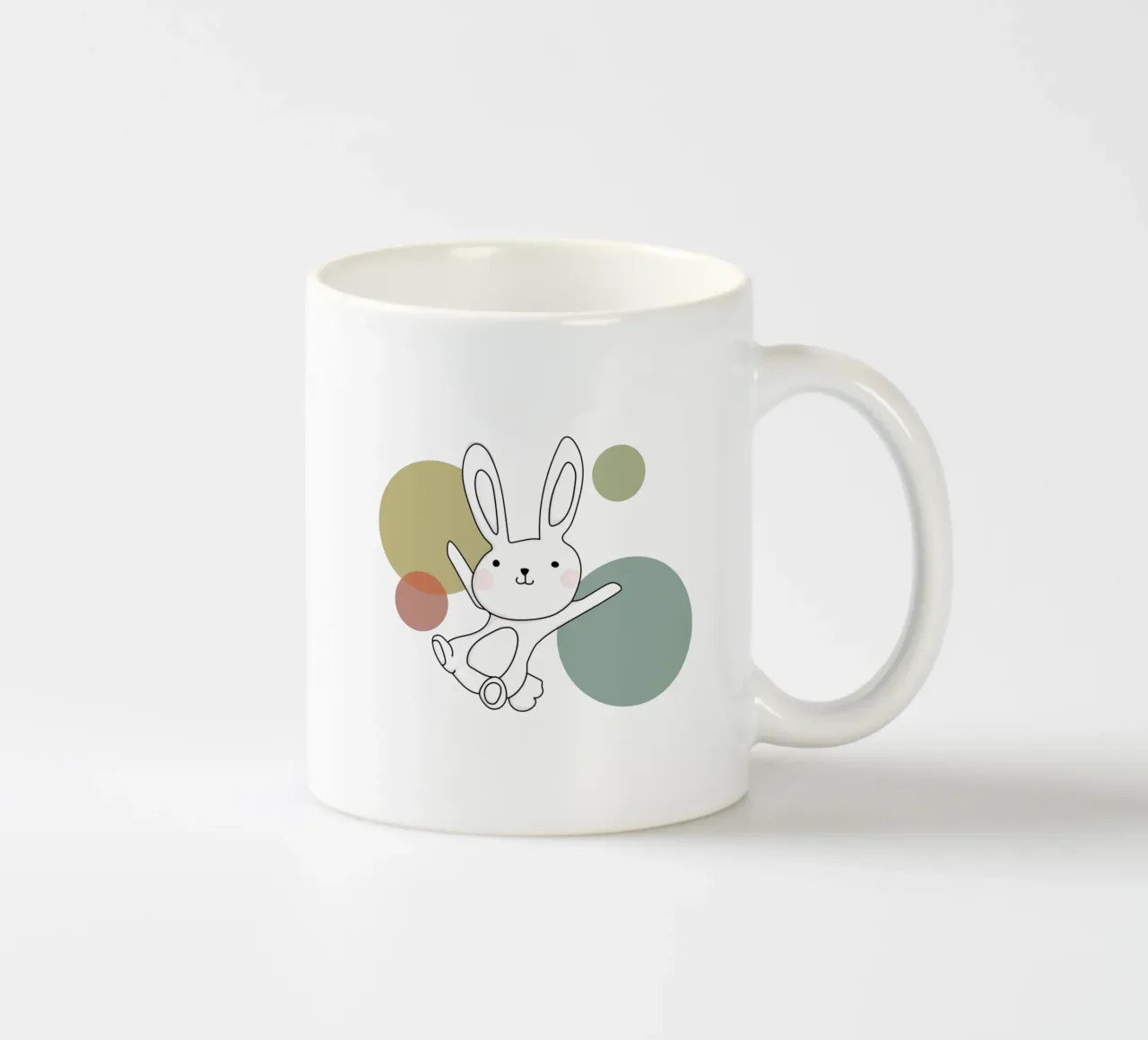 Space Rabbits Vega tazza in ceramica da Christina Heitmann