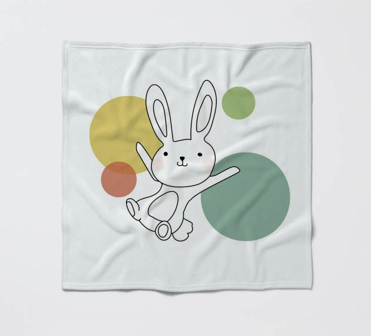Space Rabbits Vega fleece blanket by Christina Heitmann