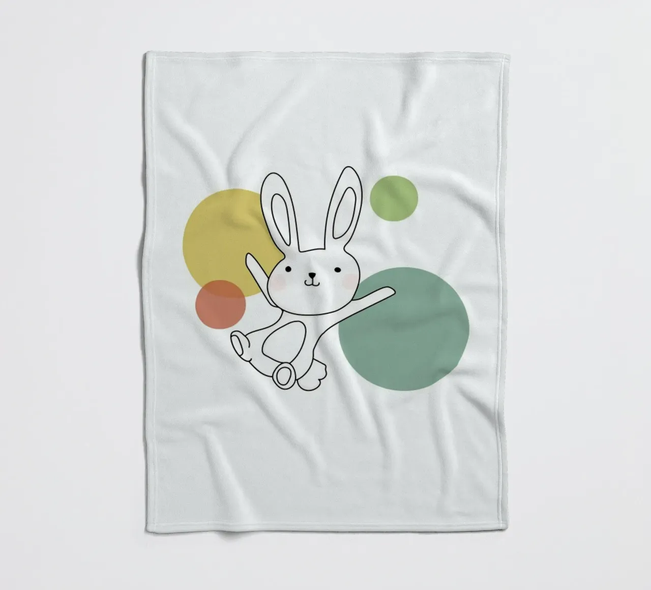 Space Rabbits Vega fleece blanket by Christina Heitmann