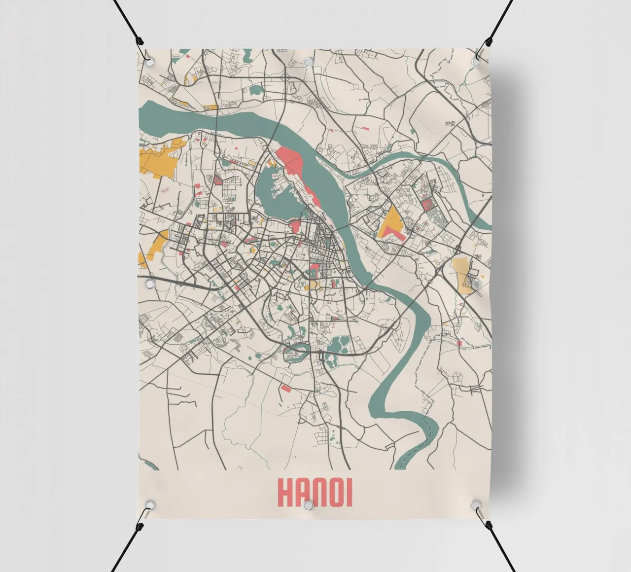 HANOI telo in pvc da Travelstudio