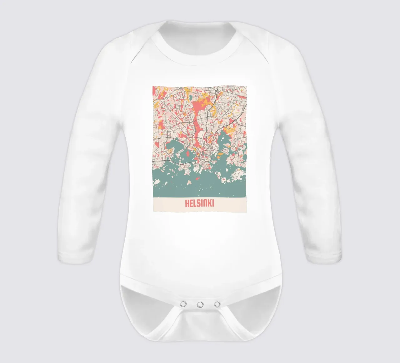 HELSINKI long-sleeve baby romper by Travelstudio
