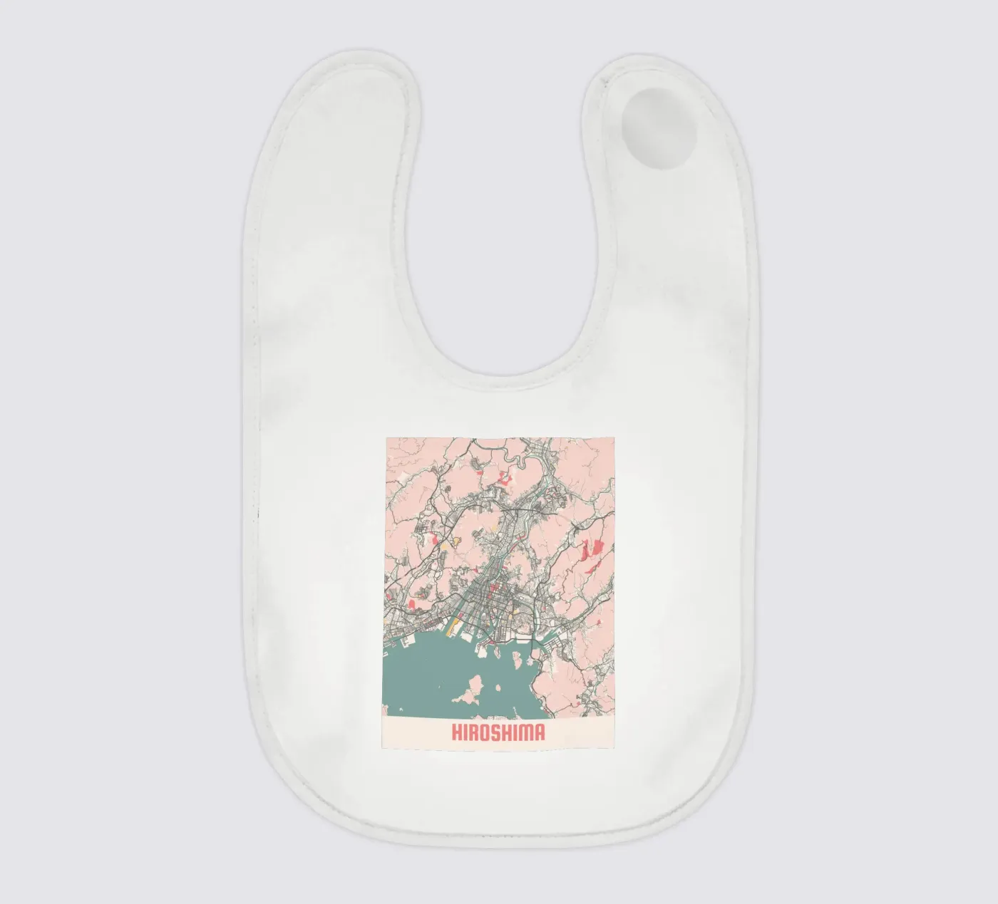 HIROSHIMA baby bib by Travelstudio