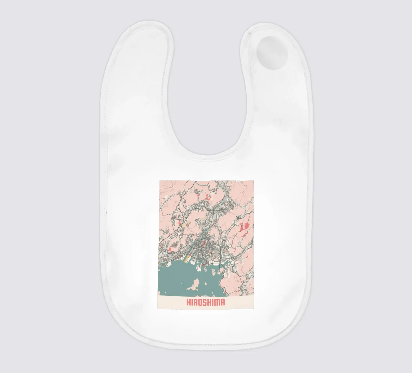 HIROSHIMA baby bib by Travelstudio