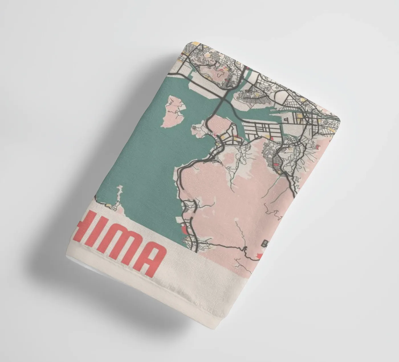 HIROSHIMA badhanddoek van Travelstudio