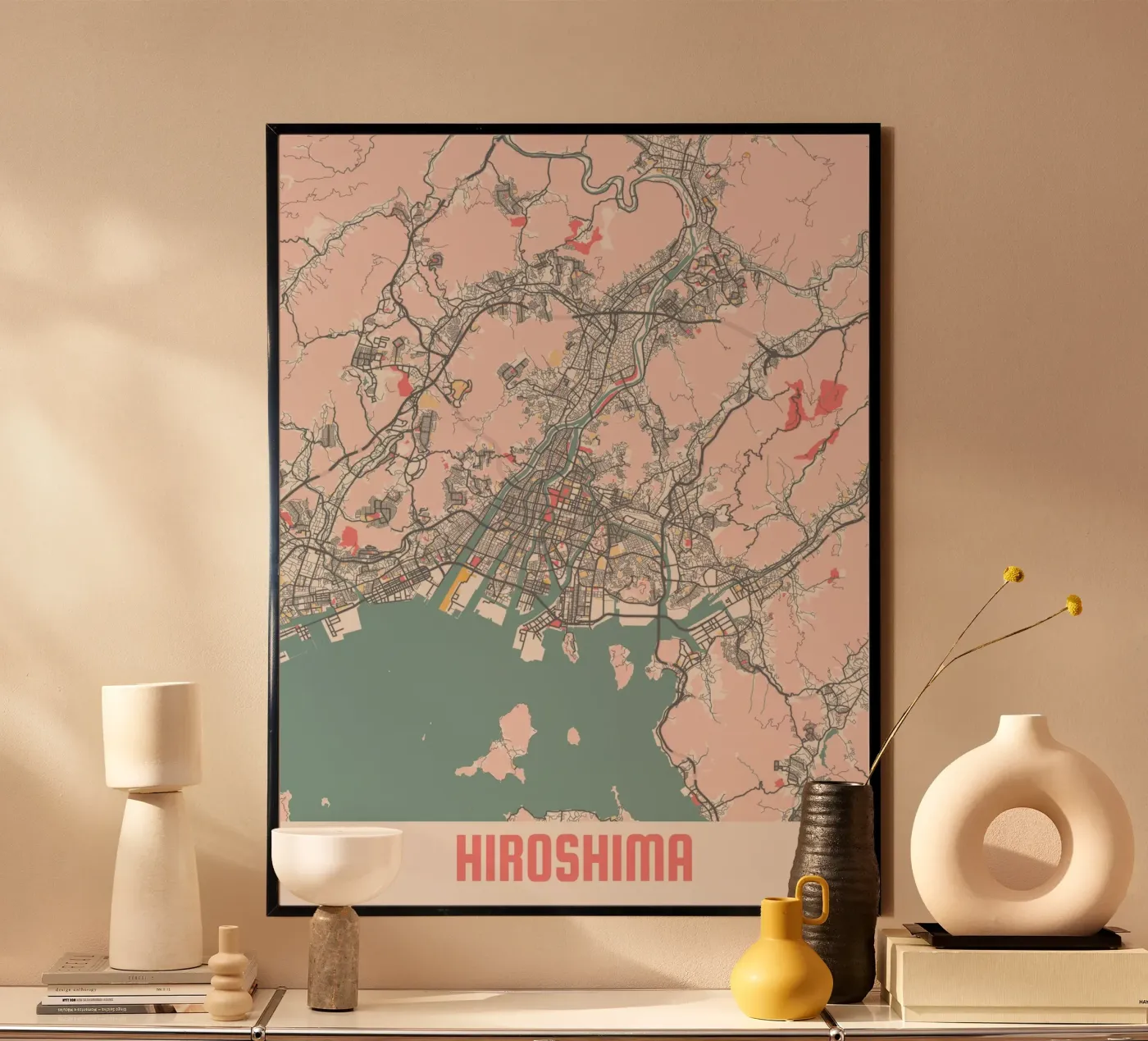 HIROSHIMA Poster von Travelstudio