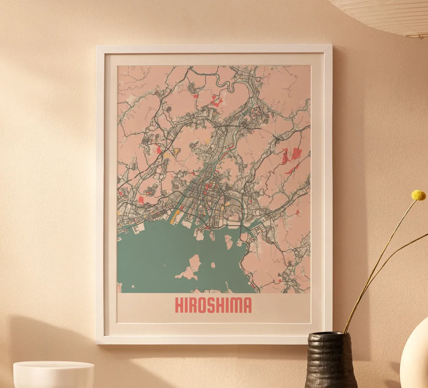 HIROSHIMA Poster von Travelstudio