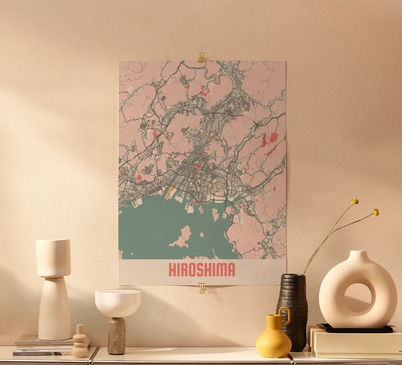 HIROSHIMA Poster von Travelstudio