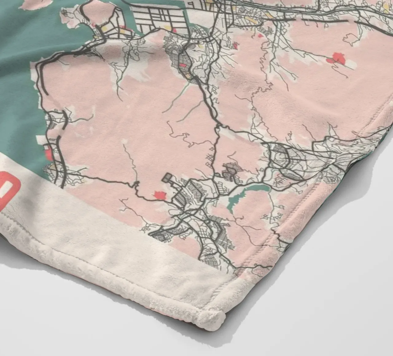 HIROSHIMA fleece blanket by Travelstudio