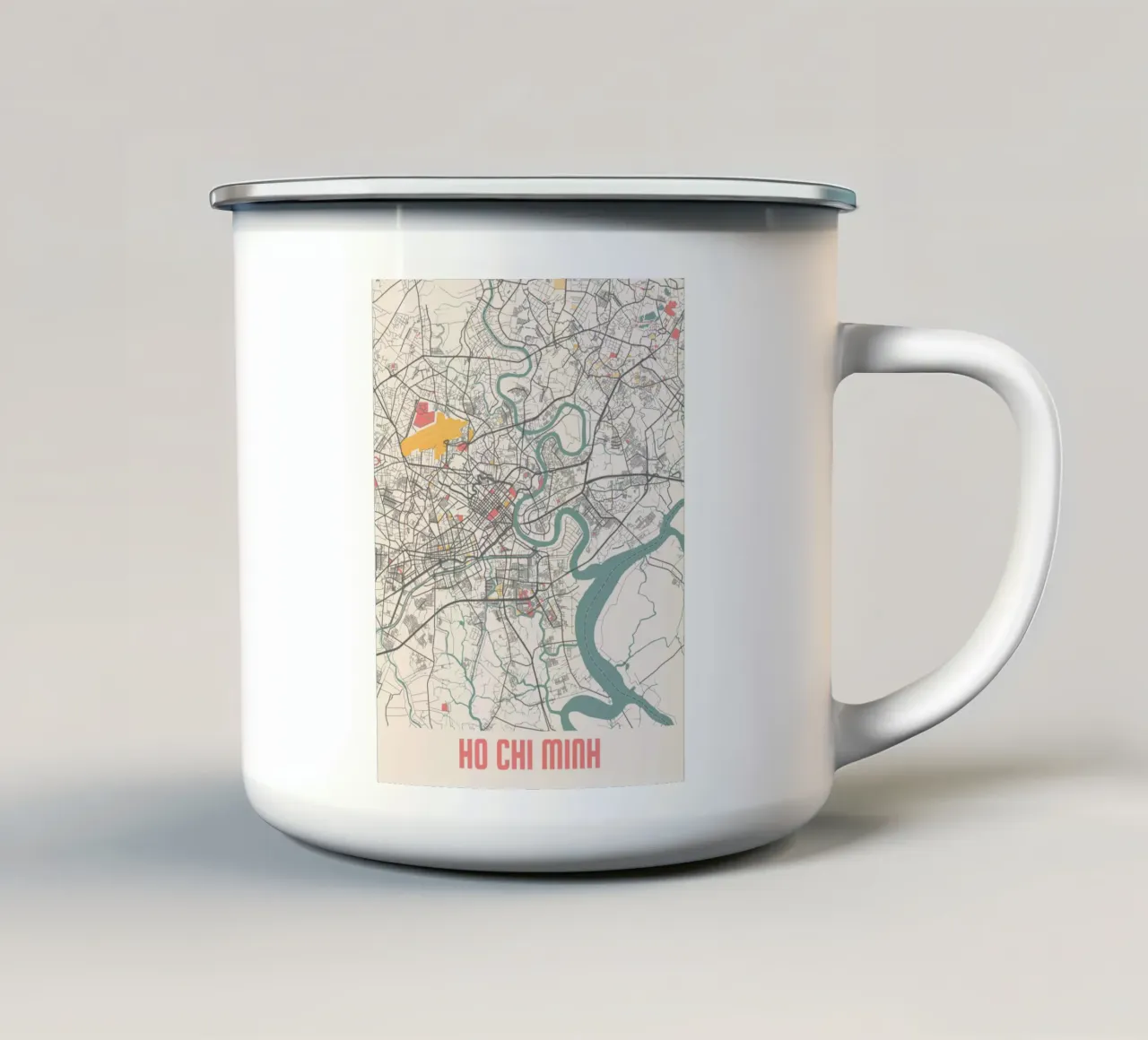 HO CHI MINH tazza in smalto da Travelstudio