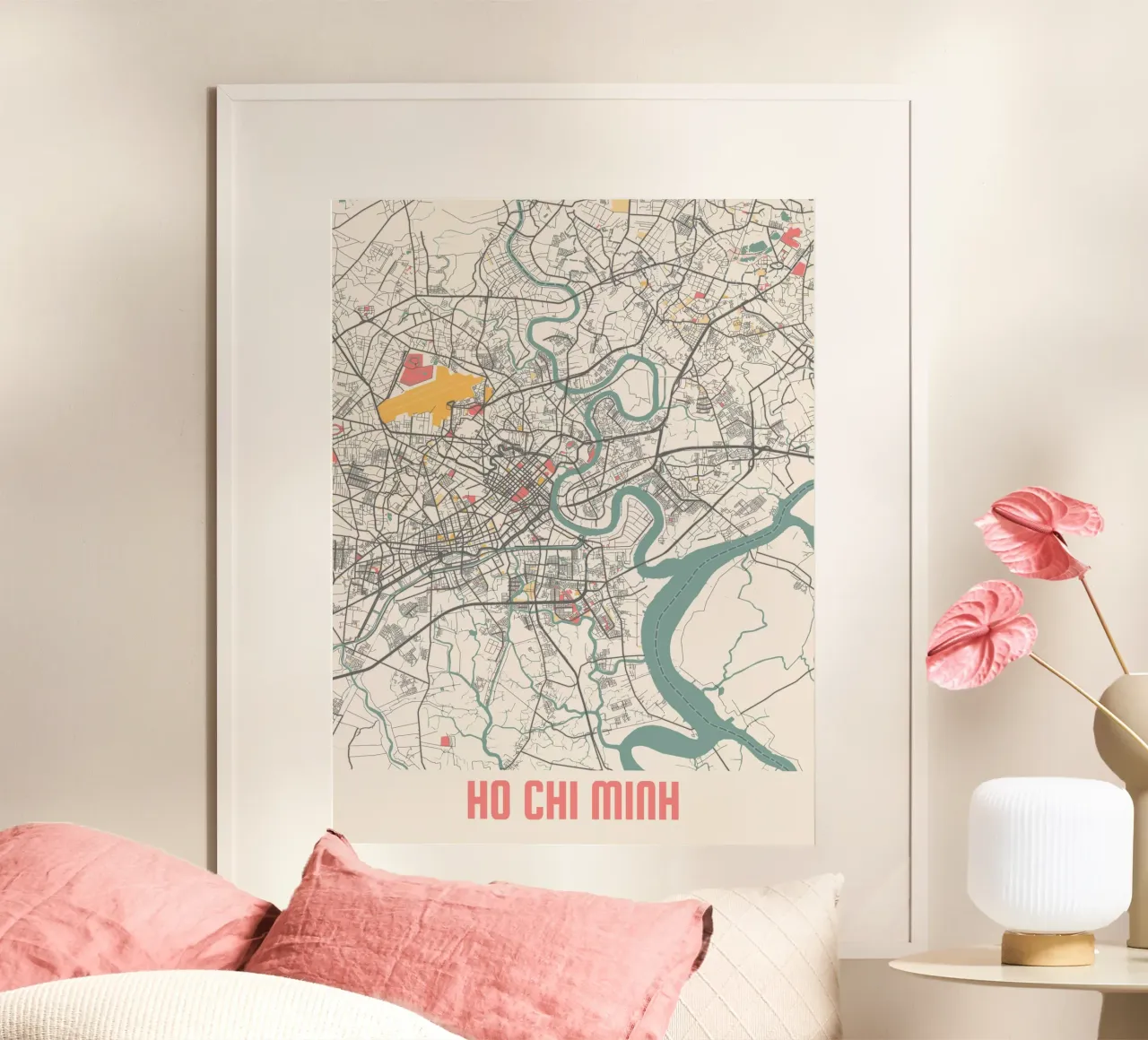 HO CHI MINH poster da Travelstudio
