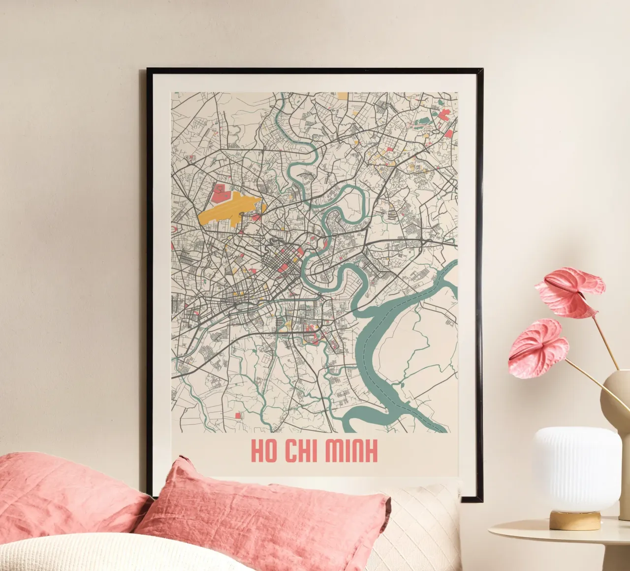 HO CHI MINH poster da Travelstudio