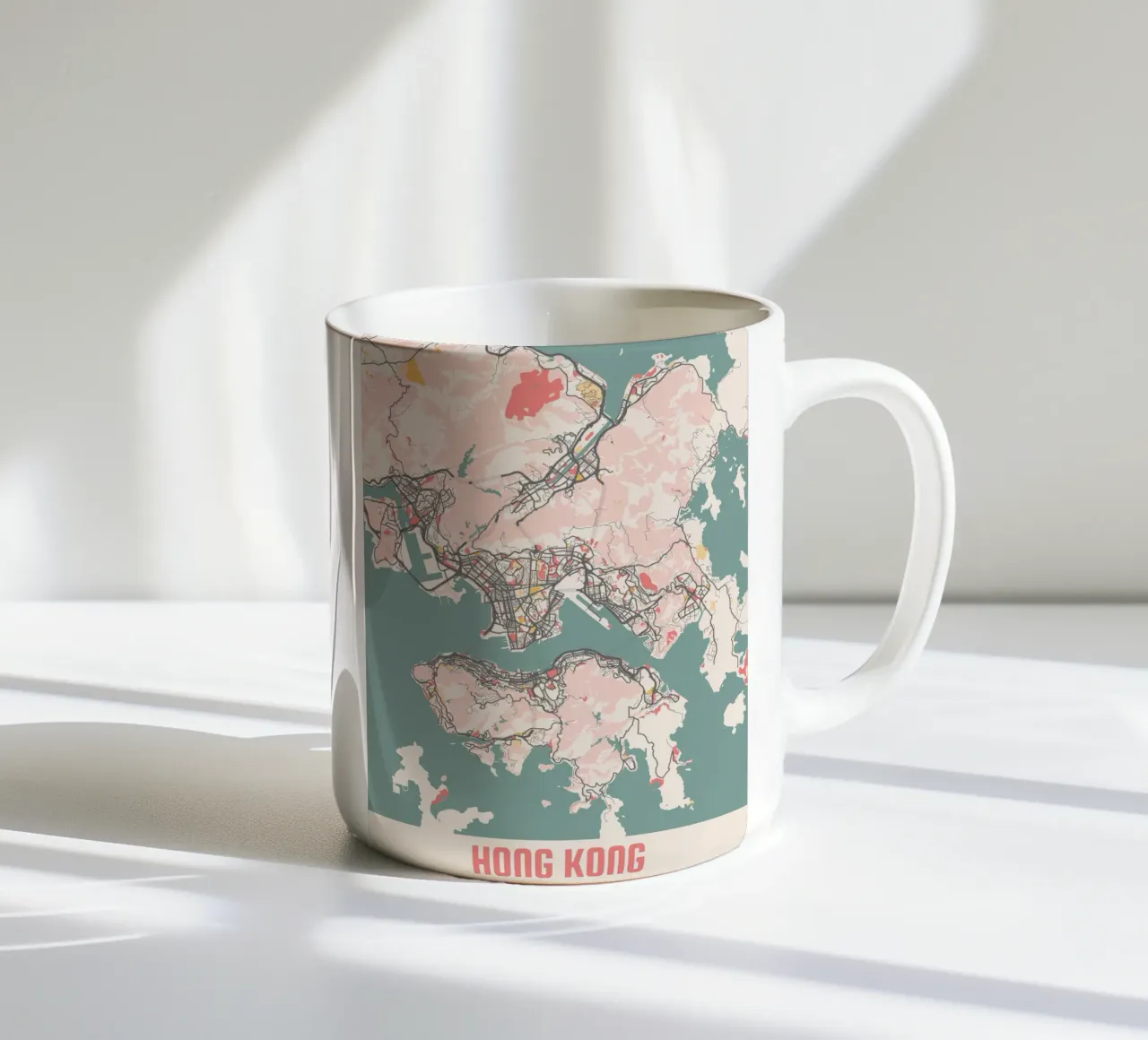 HONG KONG tazza in ceramica da Travelstudio